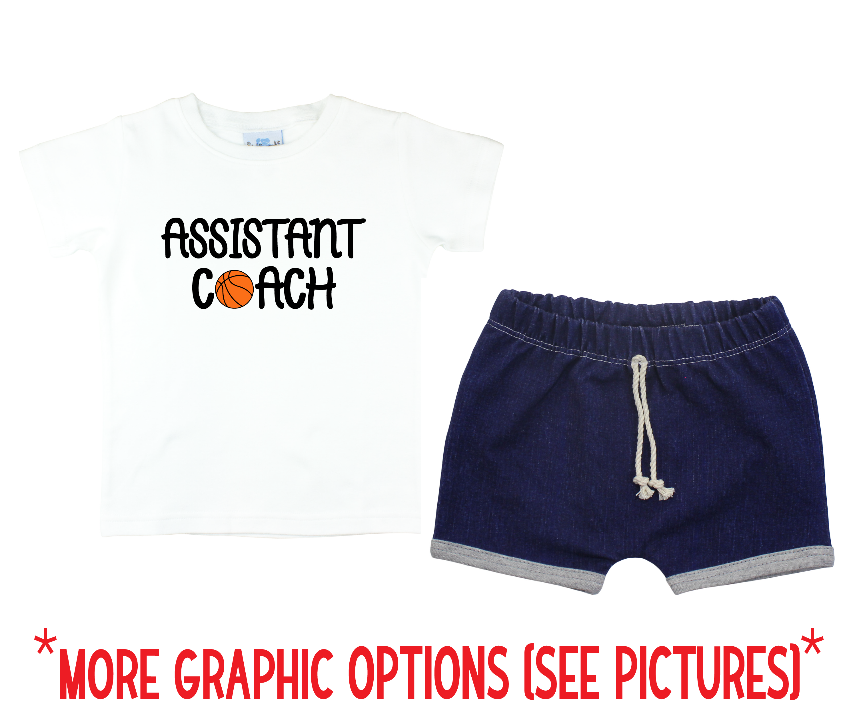 Unisex Basketball Denim Short Outfit