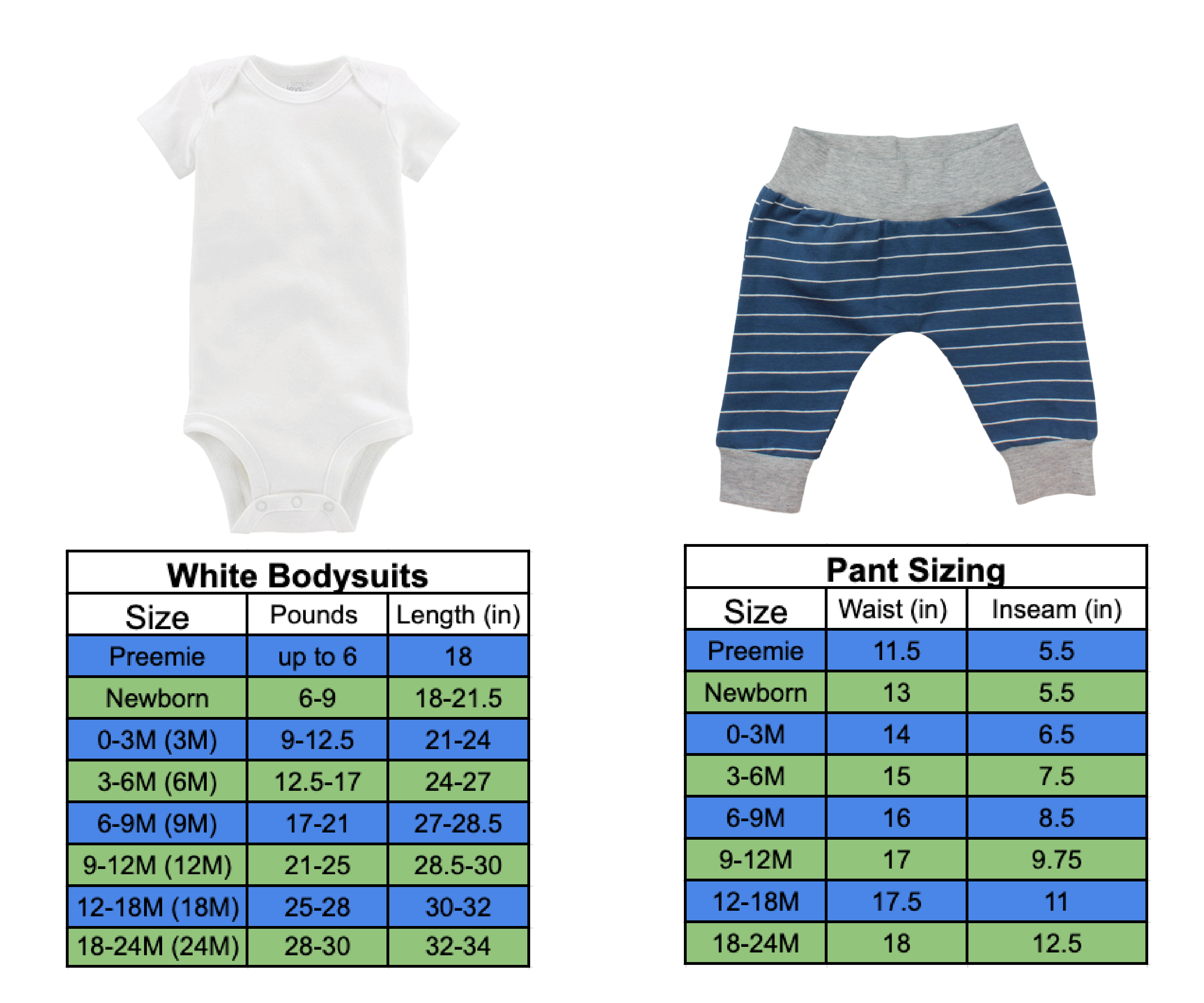 Baby Boy Blue Stripe Outfit