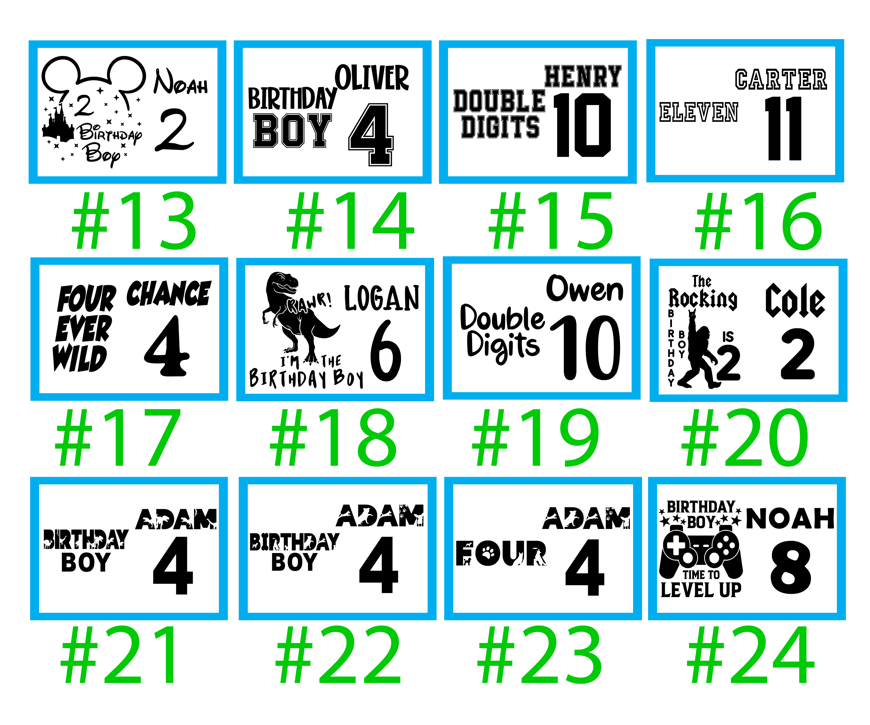 Customizable Birthday Boy Shirt