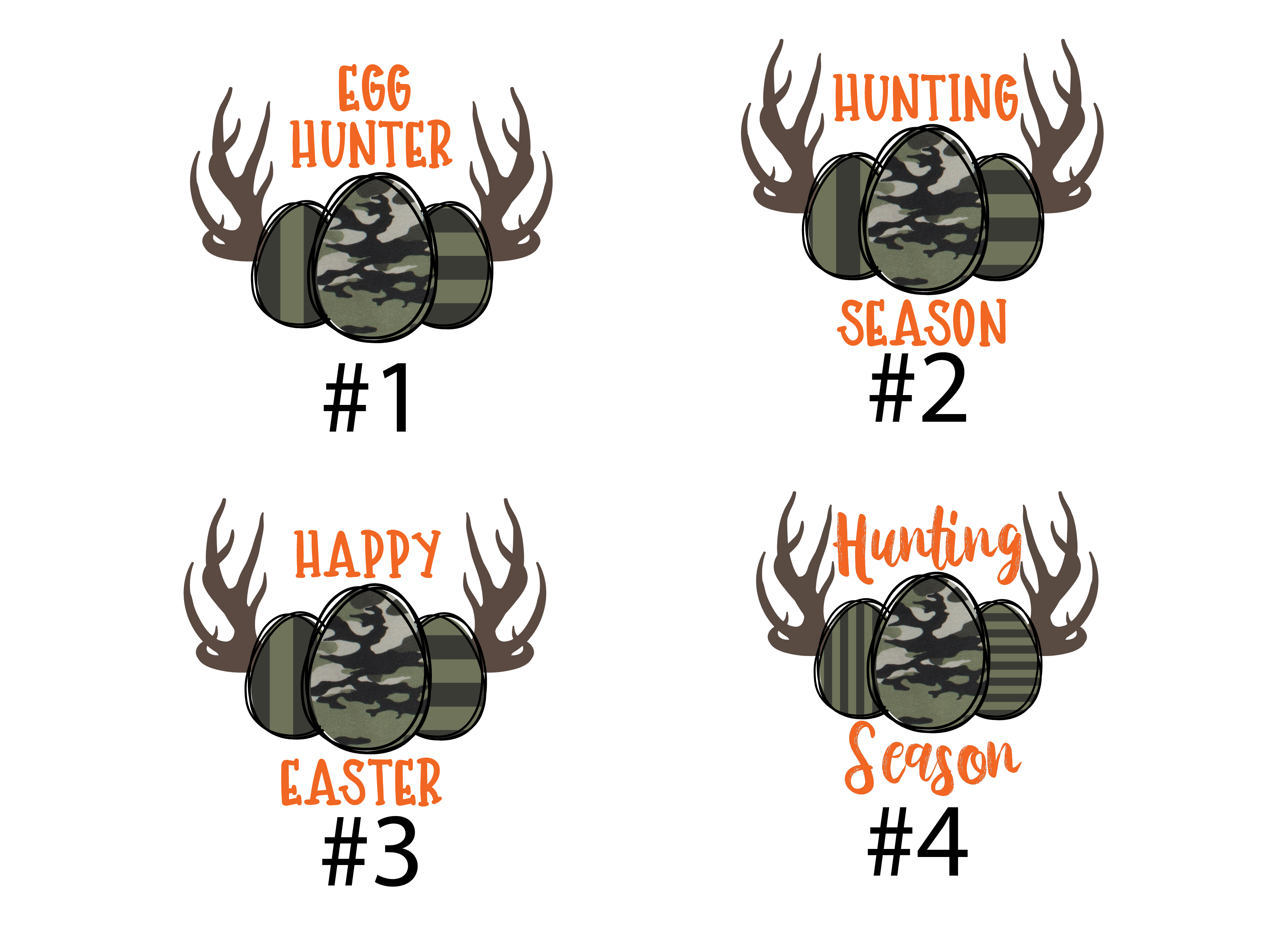 Hunting Season Easter Camo Baby Boy Outfit