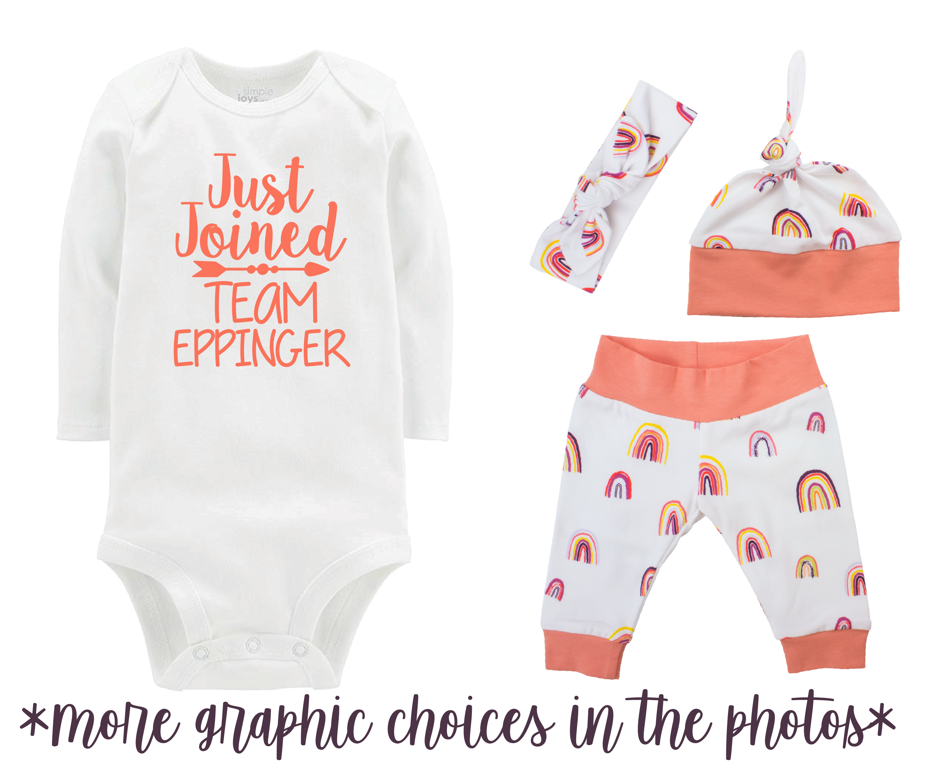 Chirapa Rainbow Baby Girl Outfit
