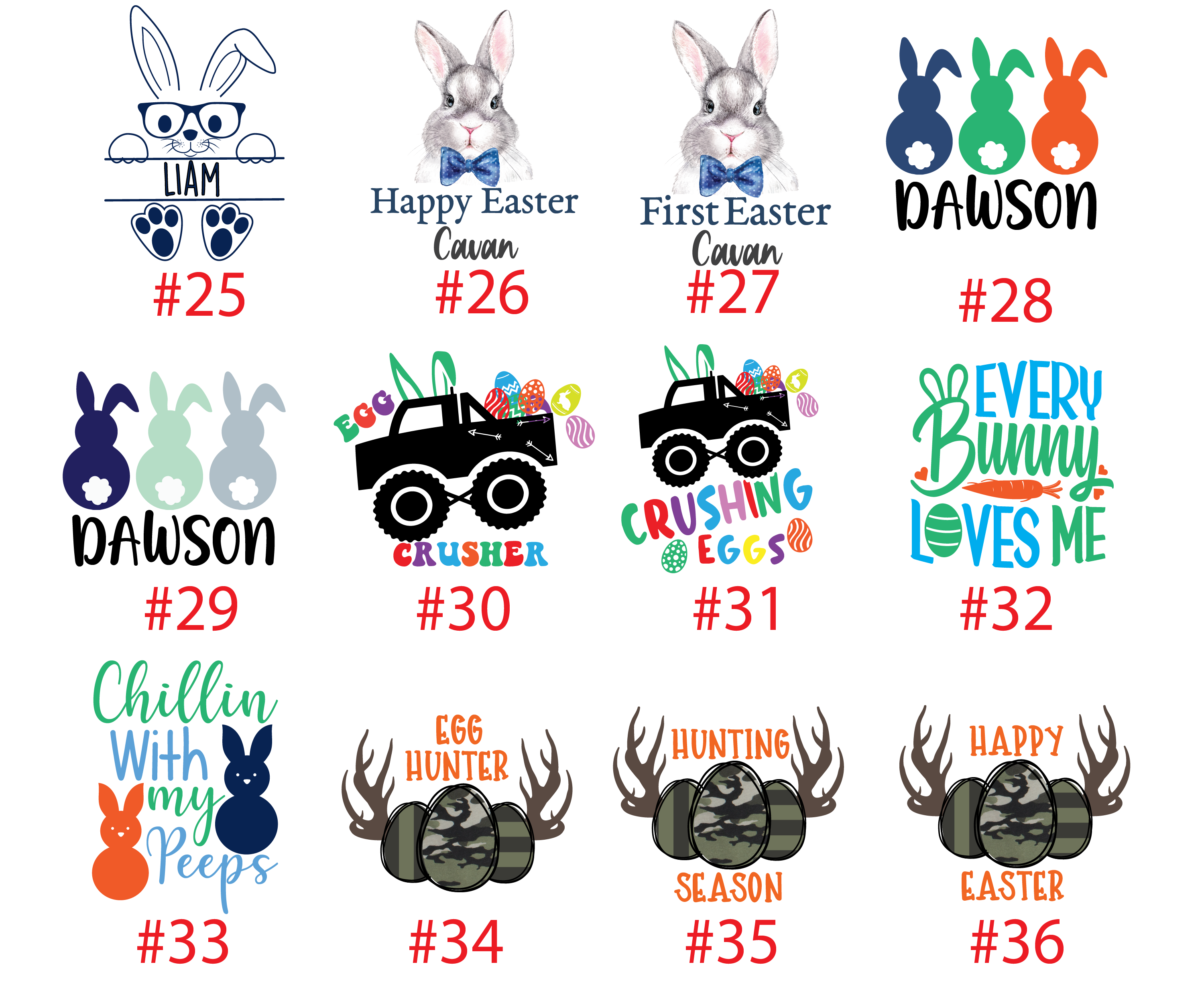 Easter Digger Outfit Stripe Pant Backhoe Egg Baby Boy Outfit