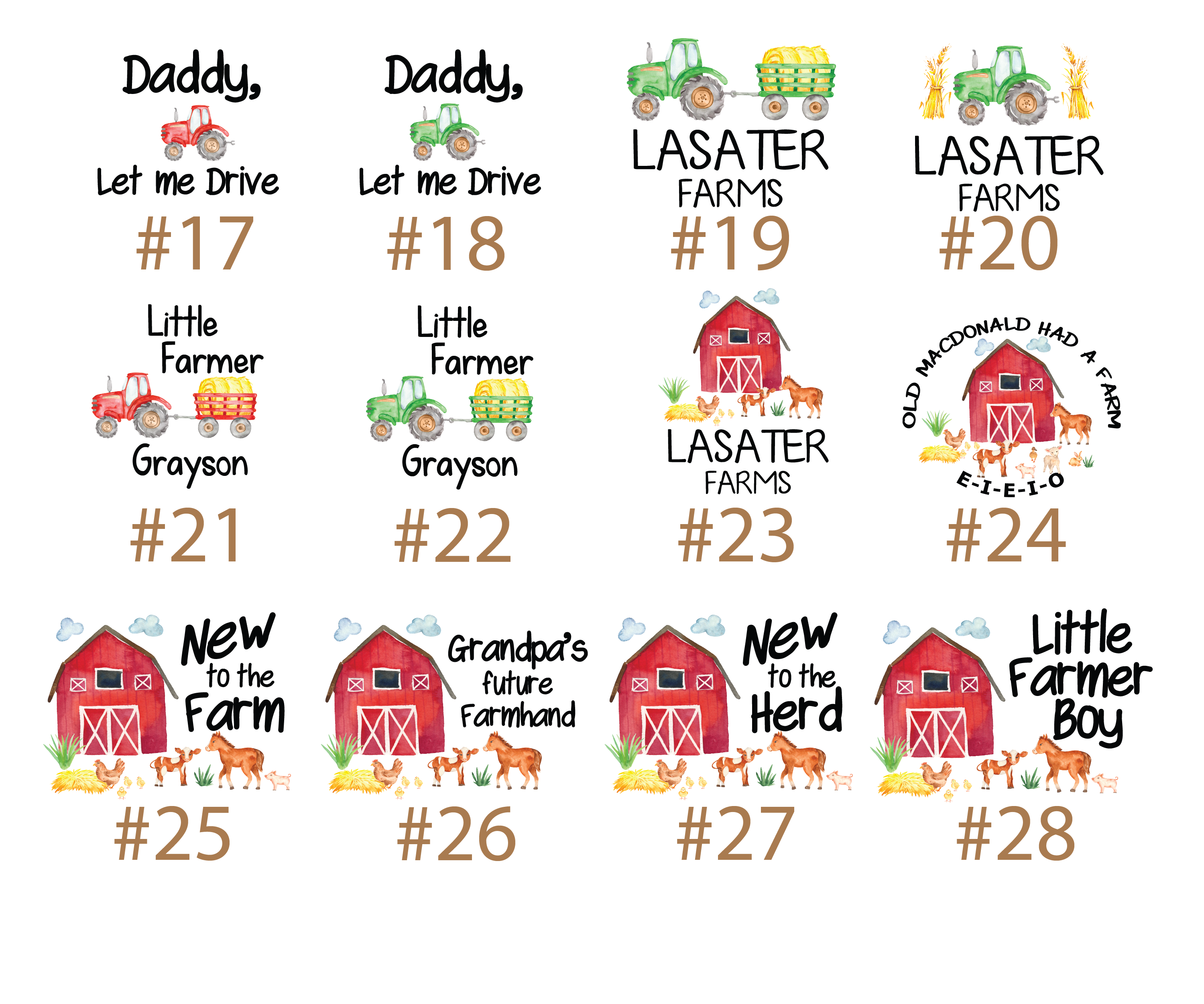 Farm Boy Toddler Short Outfit