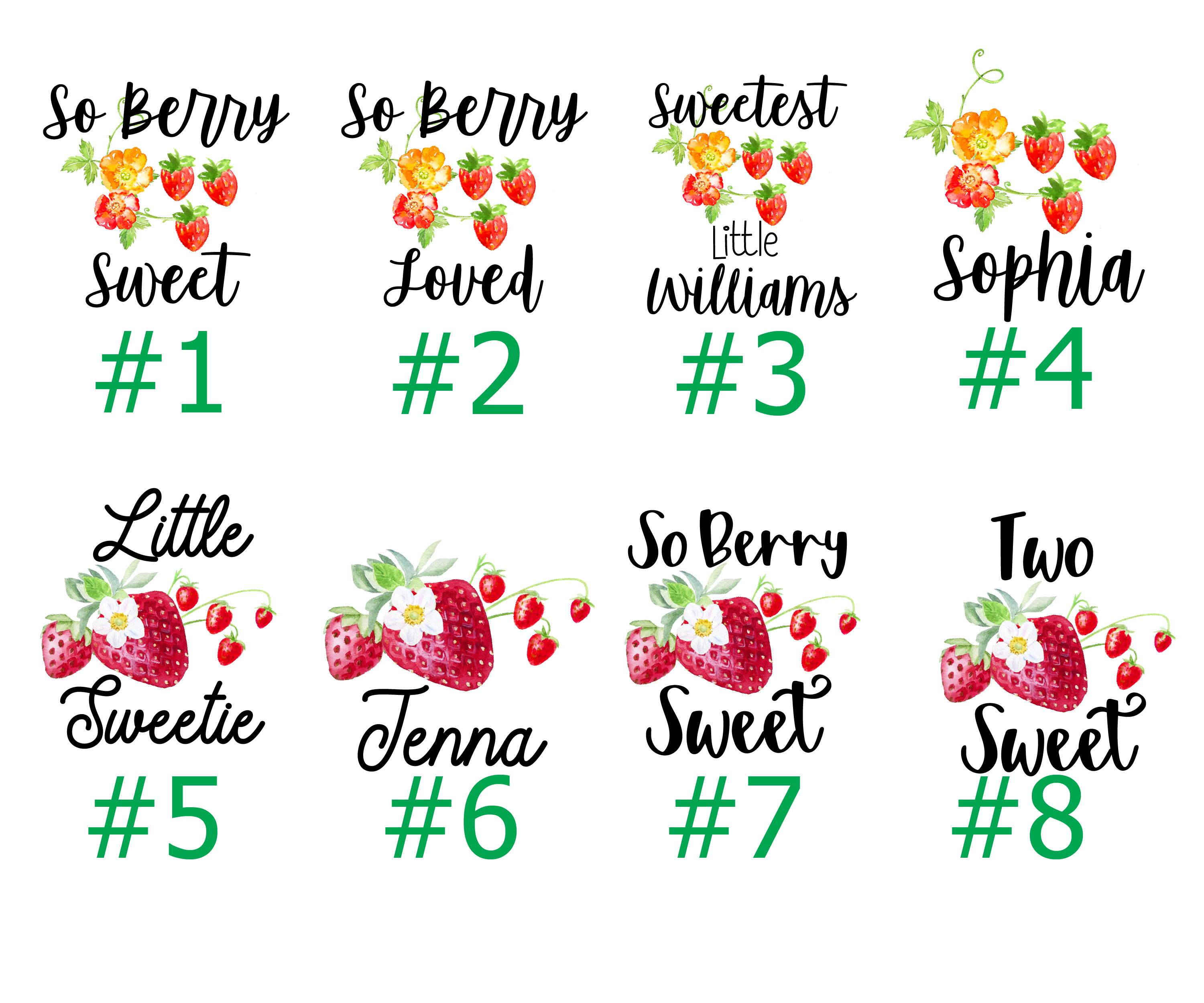 Strawberry Lemon Baby Girl Outfit