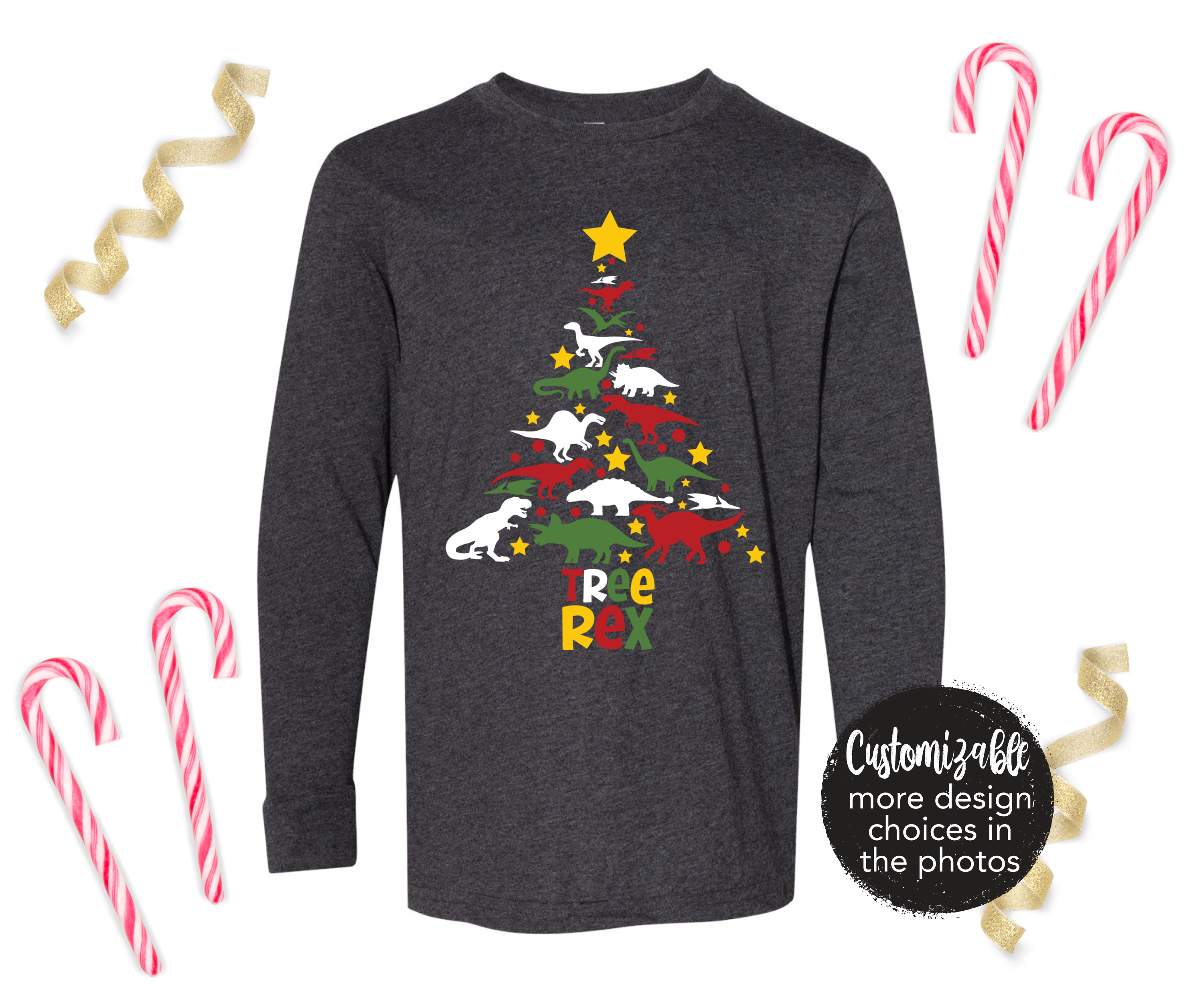 Tree Rex Dinosaur Christmas Shirt