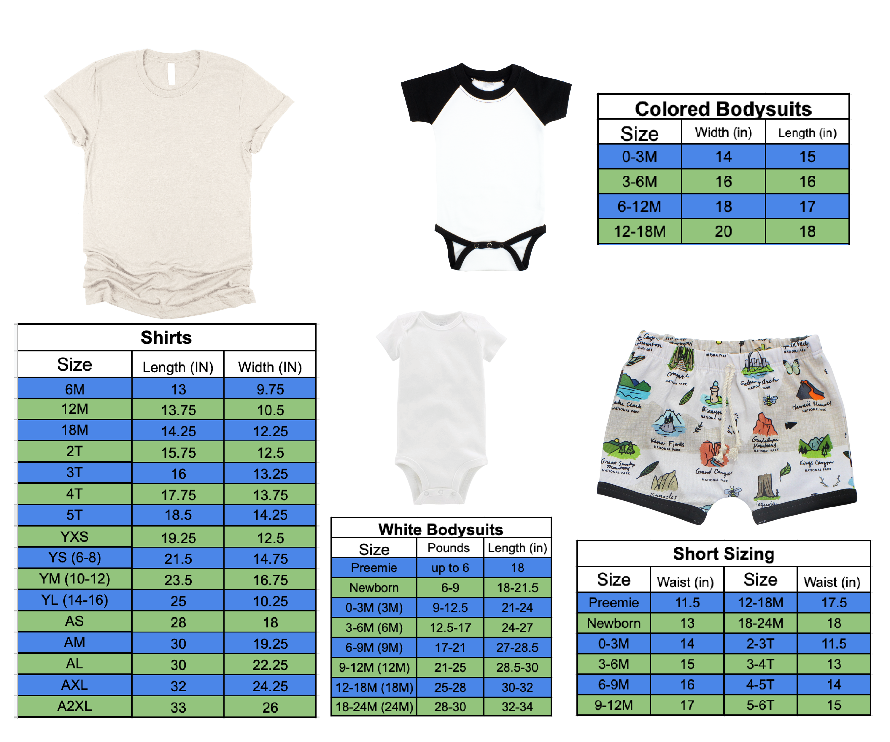 National Park Unisex Short Outfit