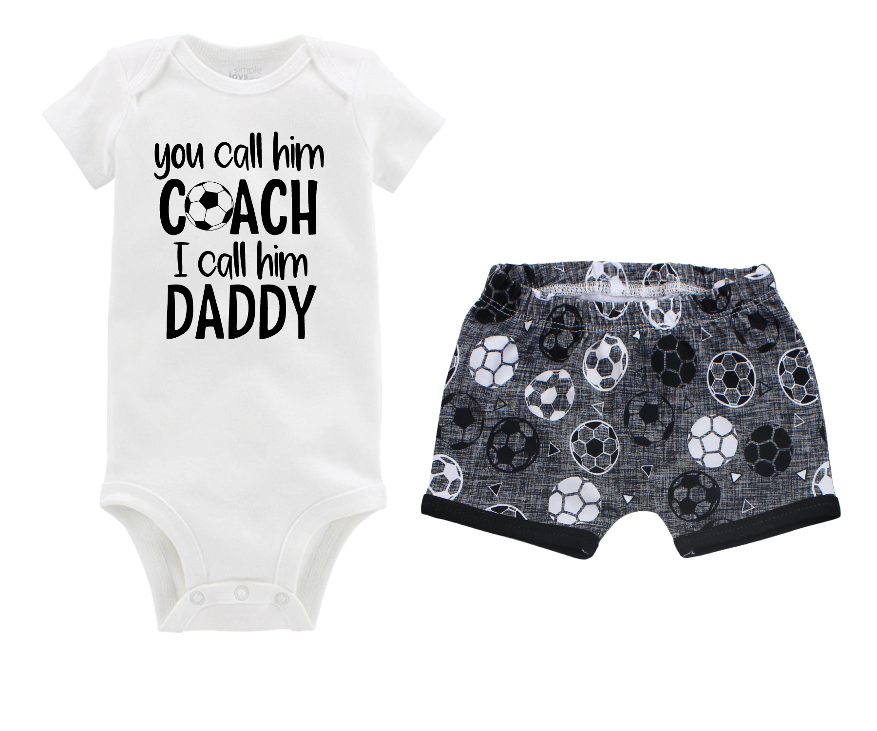 Unisex Gray Soccer Short Outfit