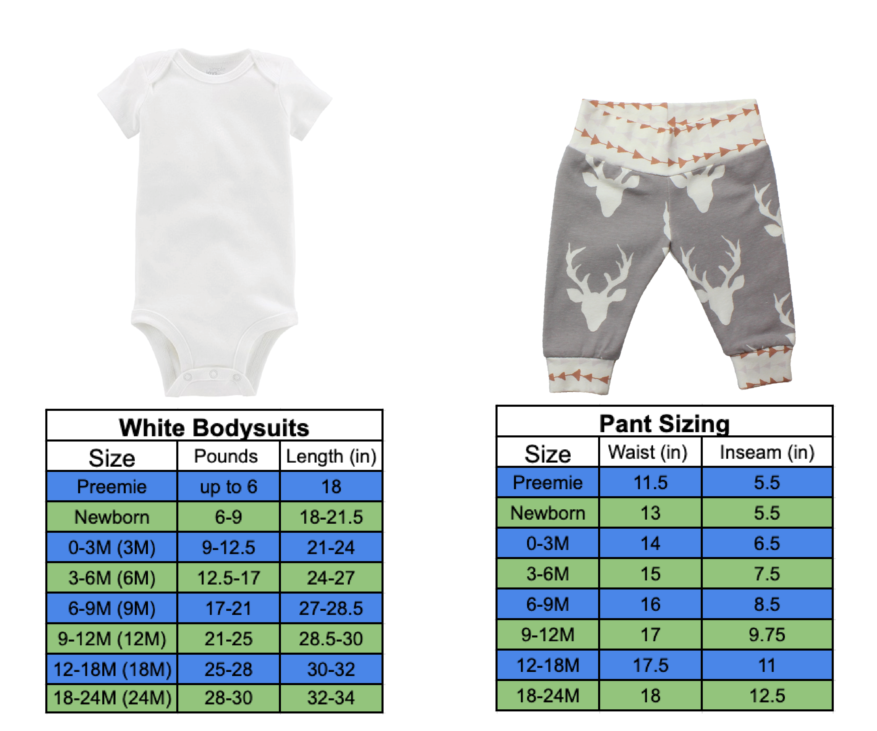 Gray Deer Baby Boy Outfit