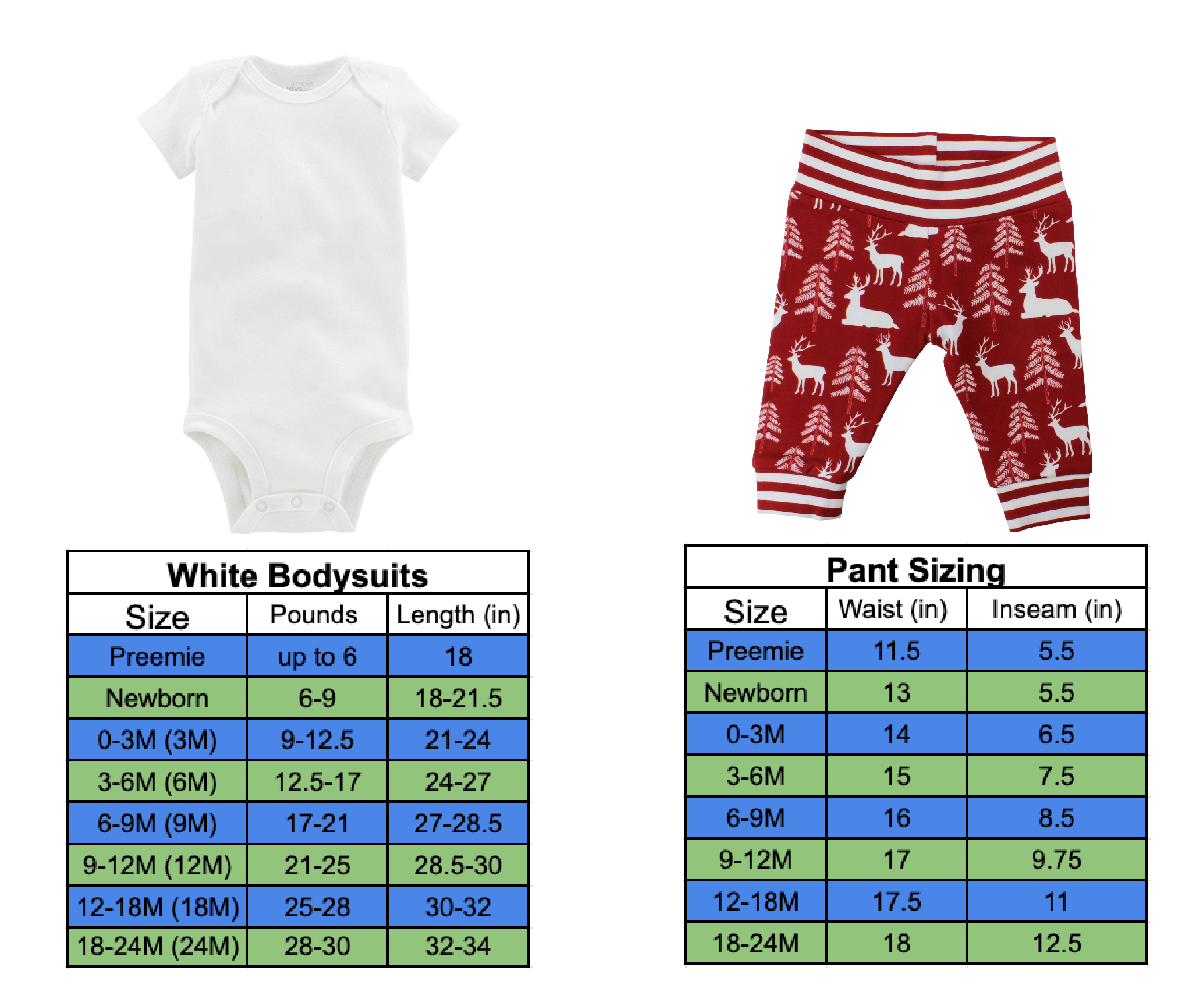 Boy Red Bear and Deer Baby Outfit