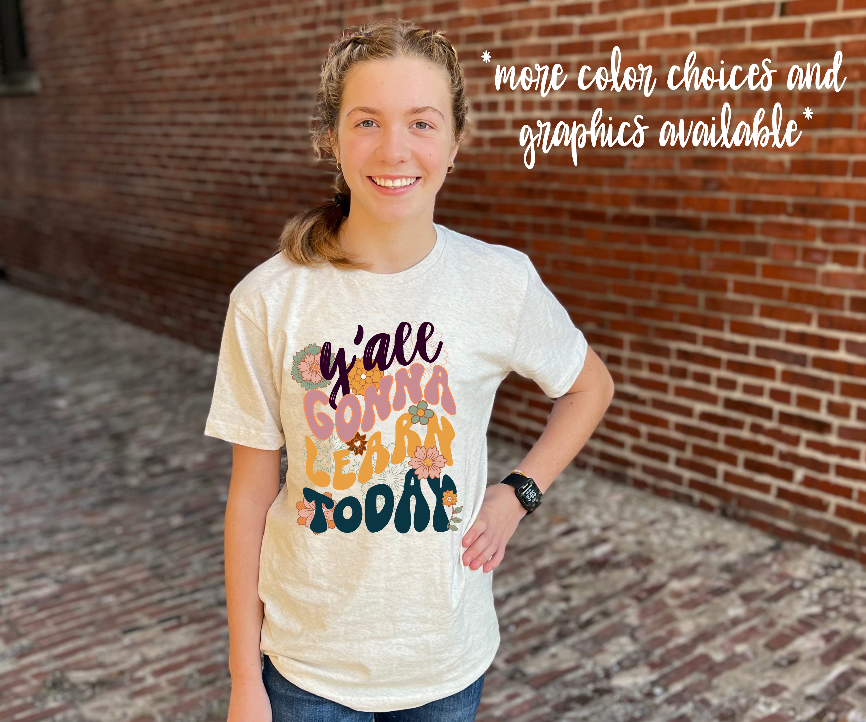 Retro Boho School Grade Student Teacher Printed Shirt