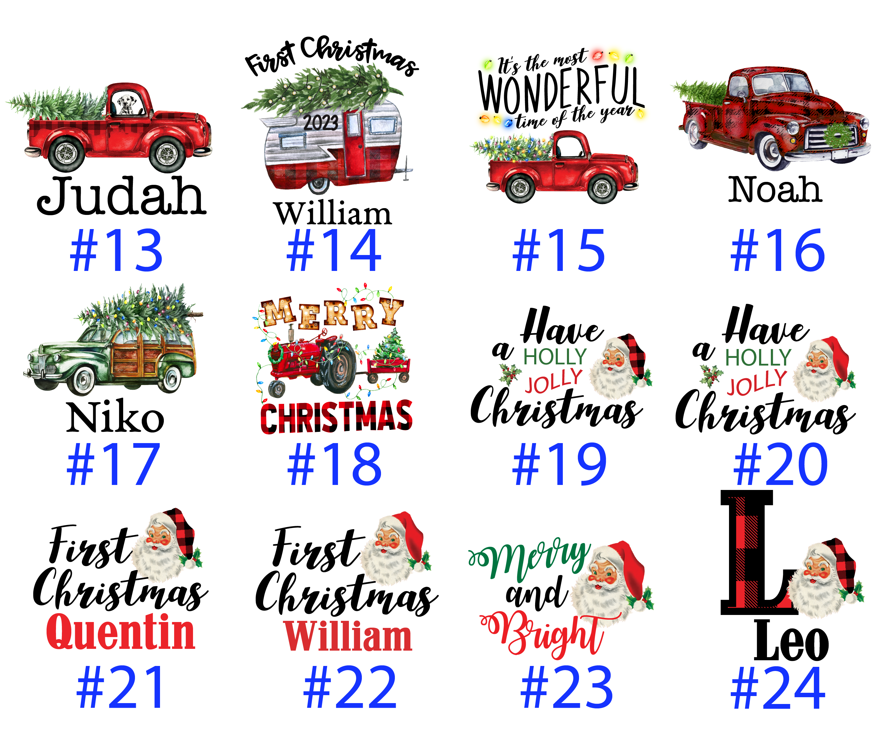 Christmas Red Truck Boy Outfit