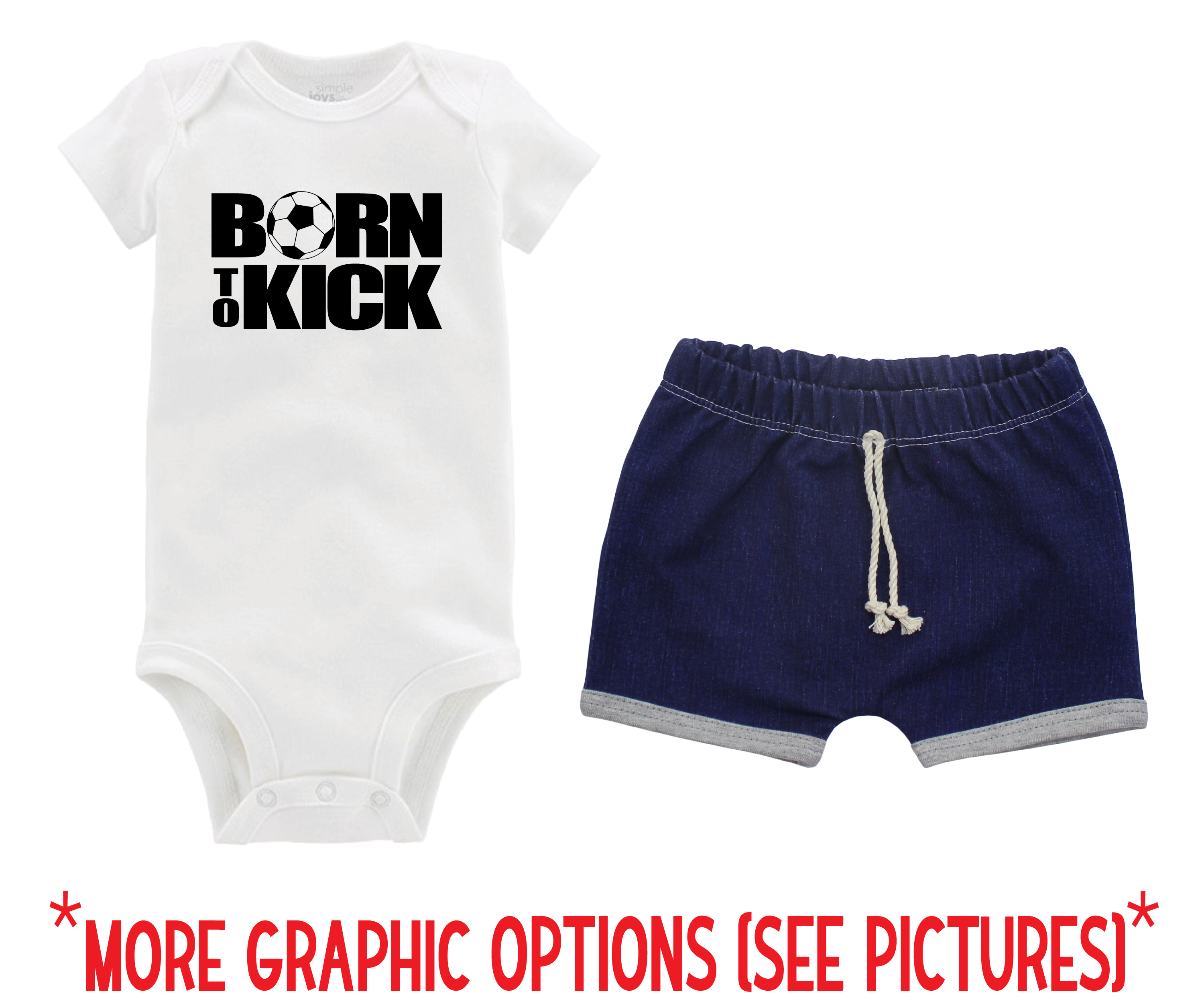 Unisex Gray Soccer Denim Short Outfit