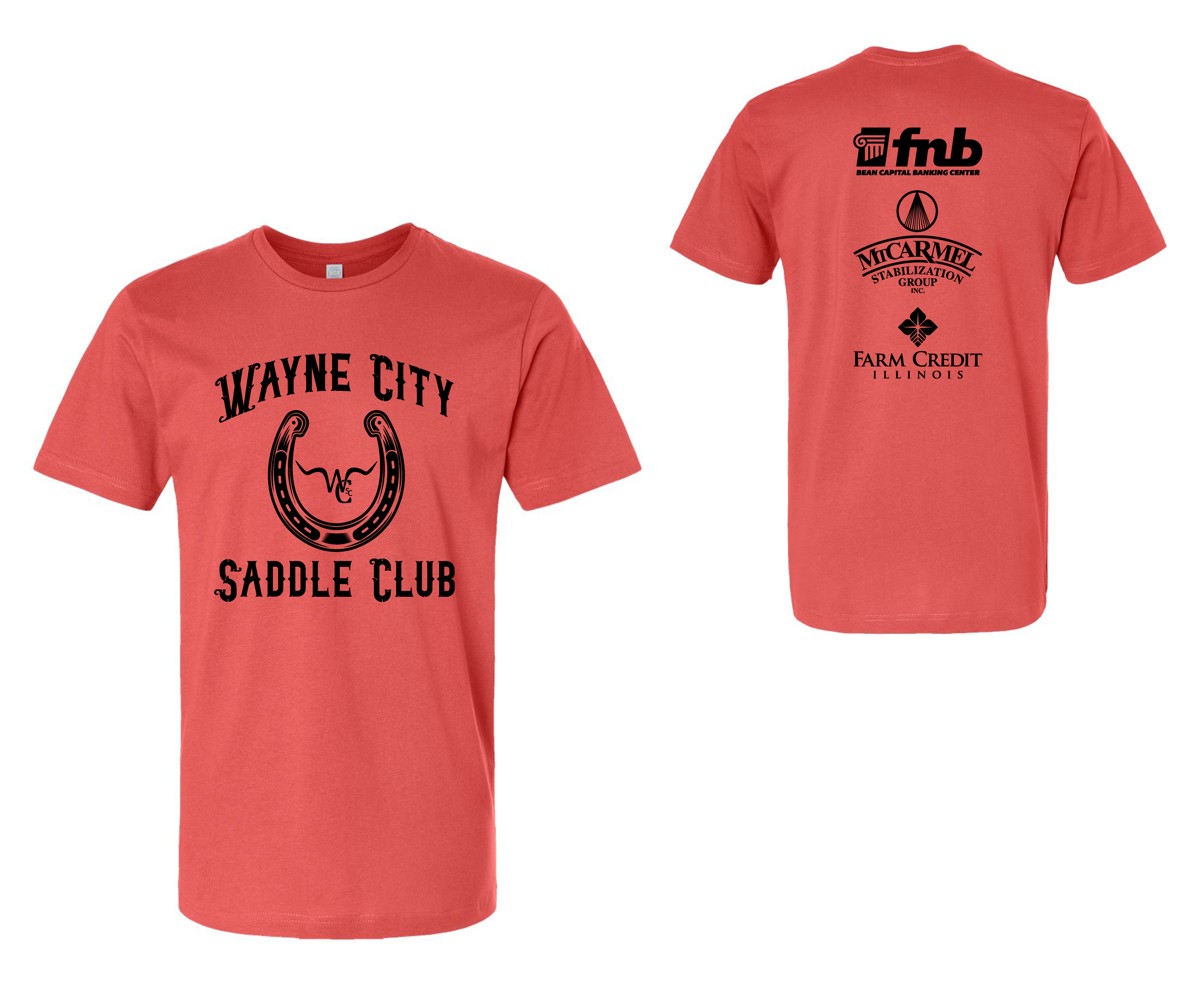 Wayne City Saddle Club Sponsor Rodeo Unisex T-Shirts