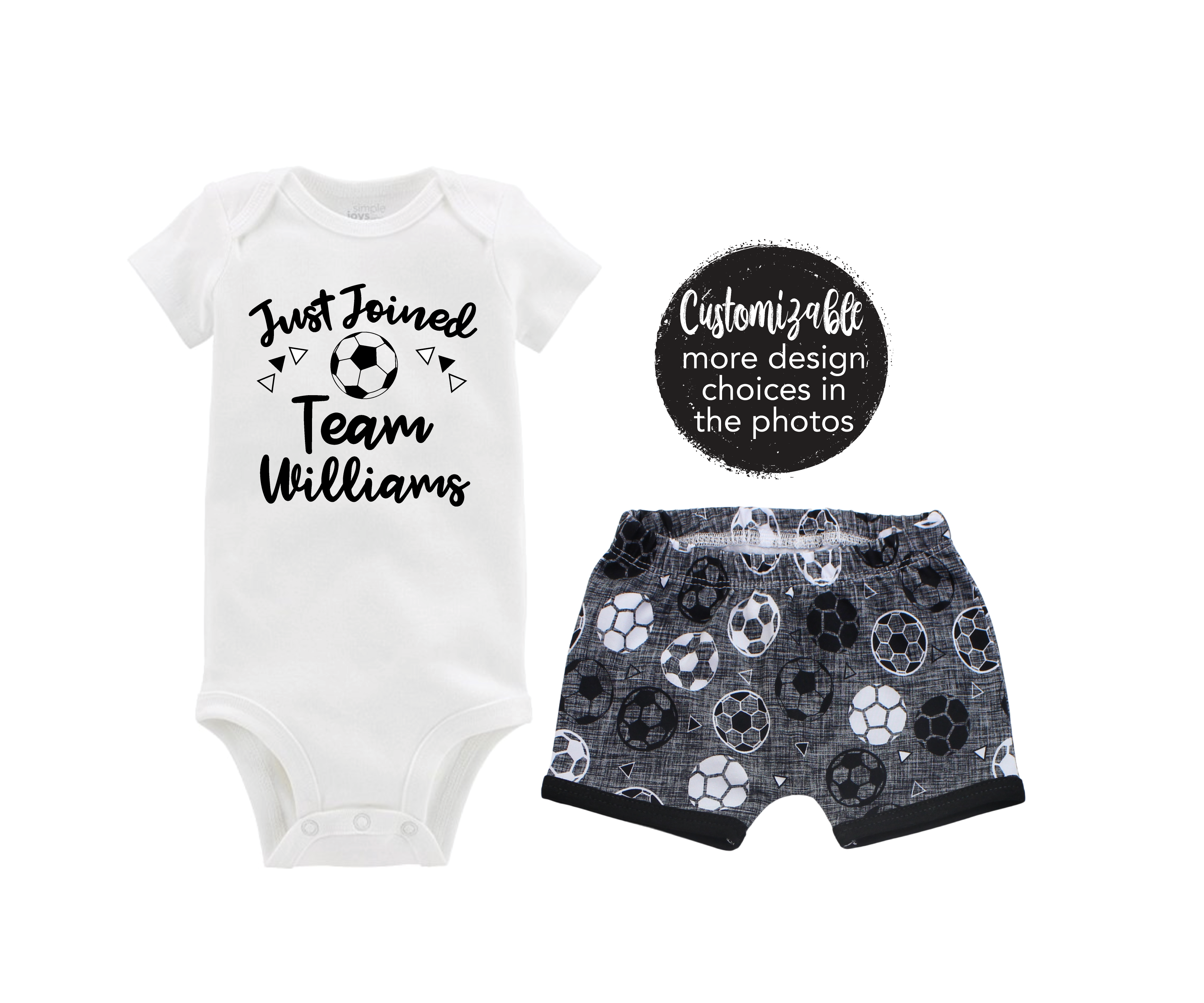 Unisex Gray Soccer Short Outfit