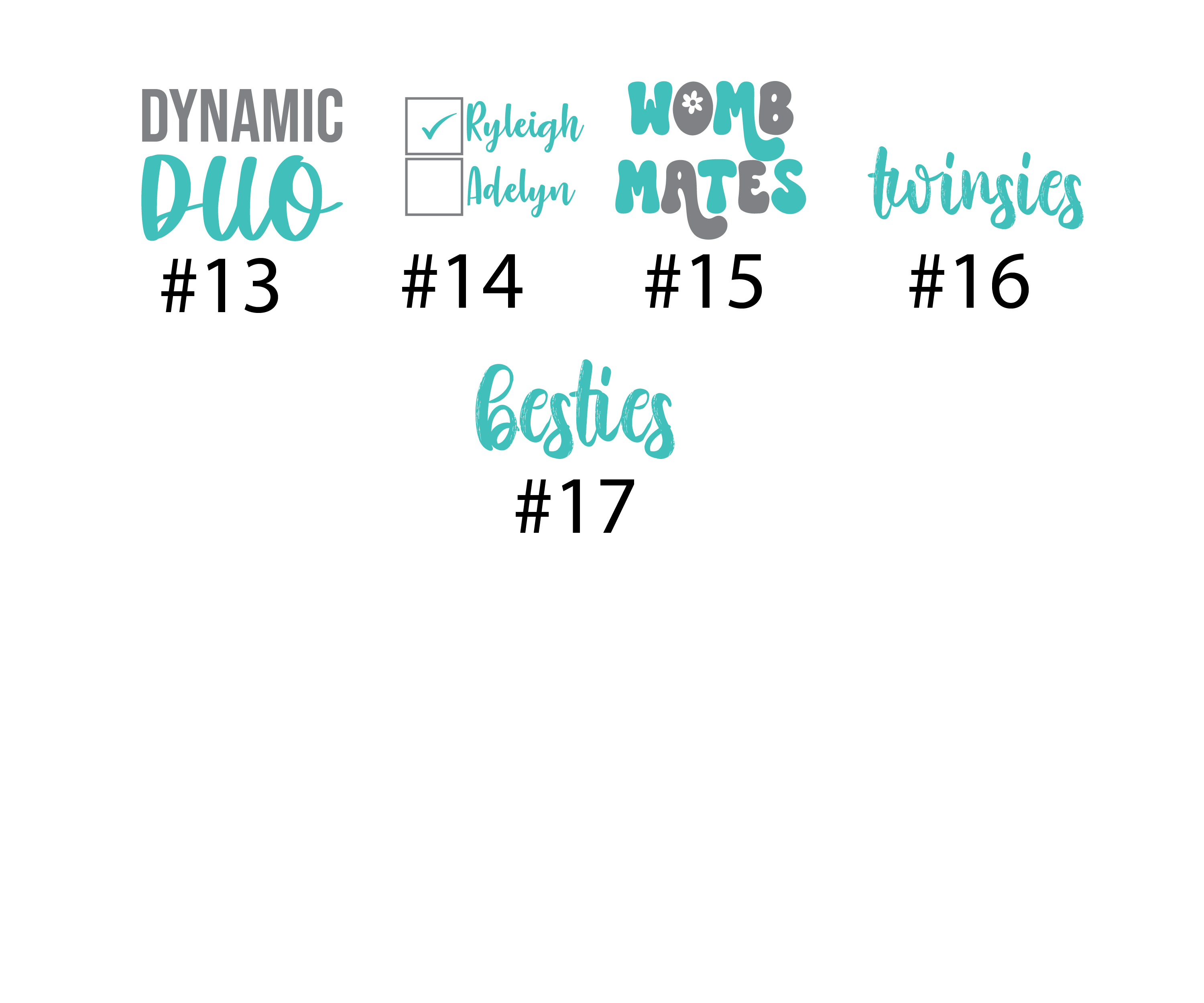 Sometimes Miracles Come in Pairs Twin Unisex Gray Stripe Teal Outfit Dynamic Duo Oldest Youngest Friends Forever Baby Coming Home Outfit
