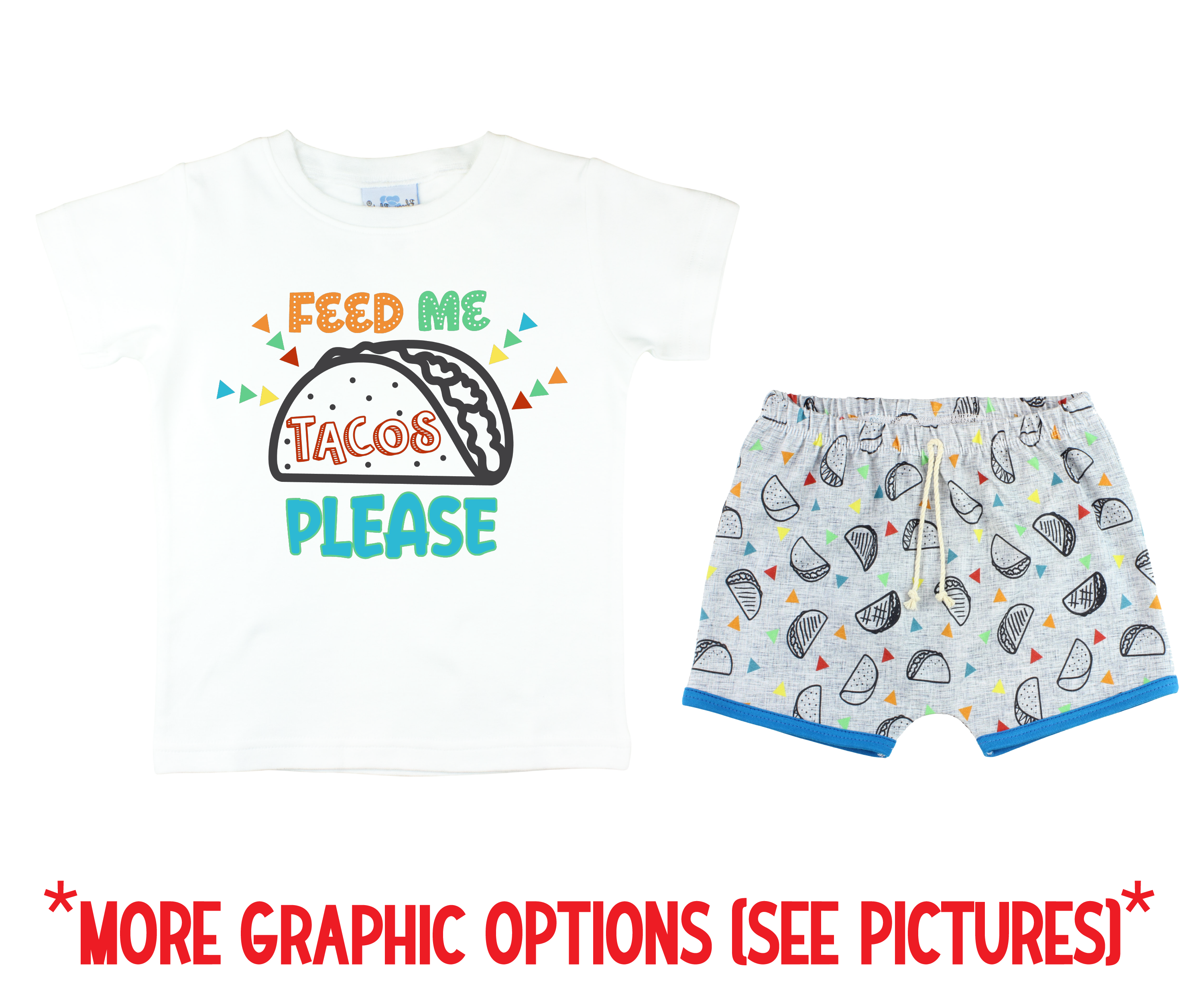 Taco Boy Short Outfit