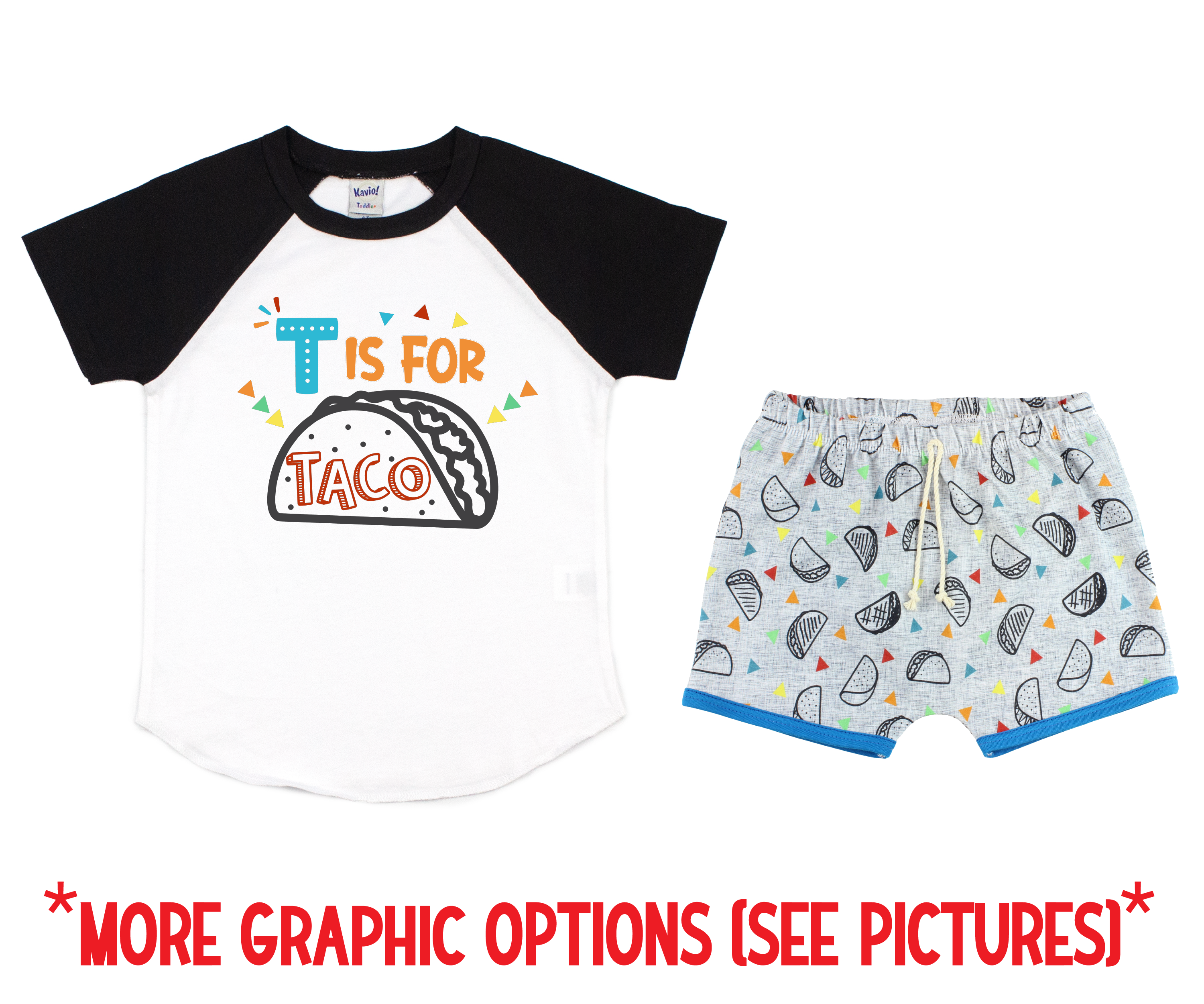 Taco Boy Short Outfit