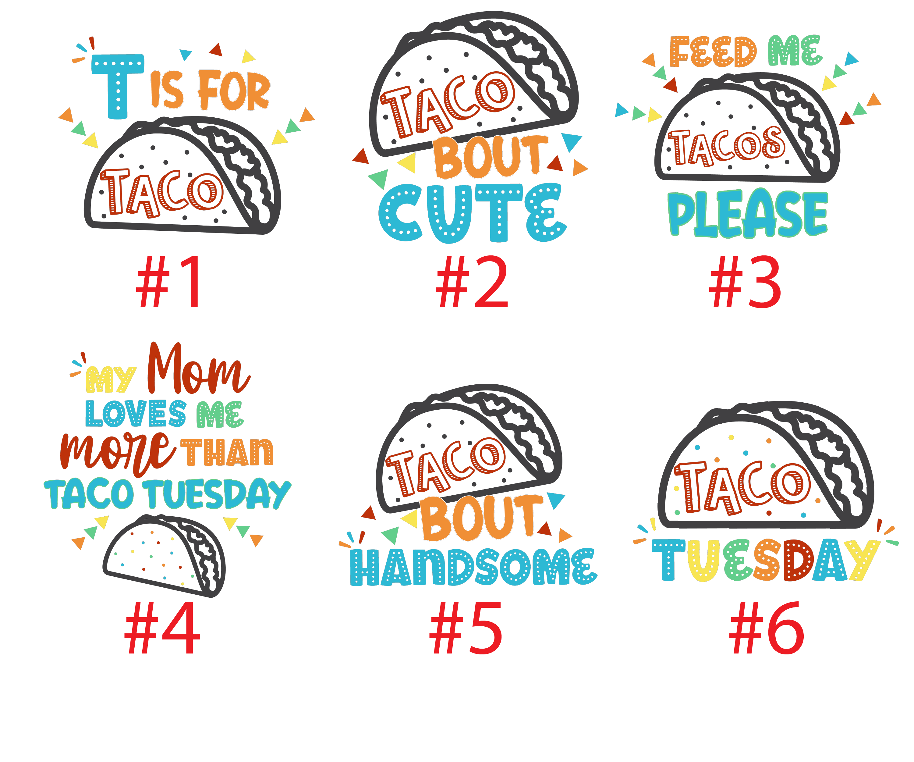 Taco Boy Short Outfit