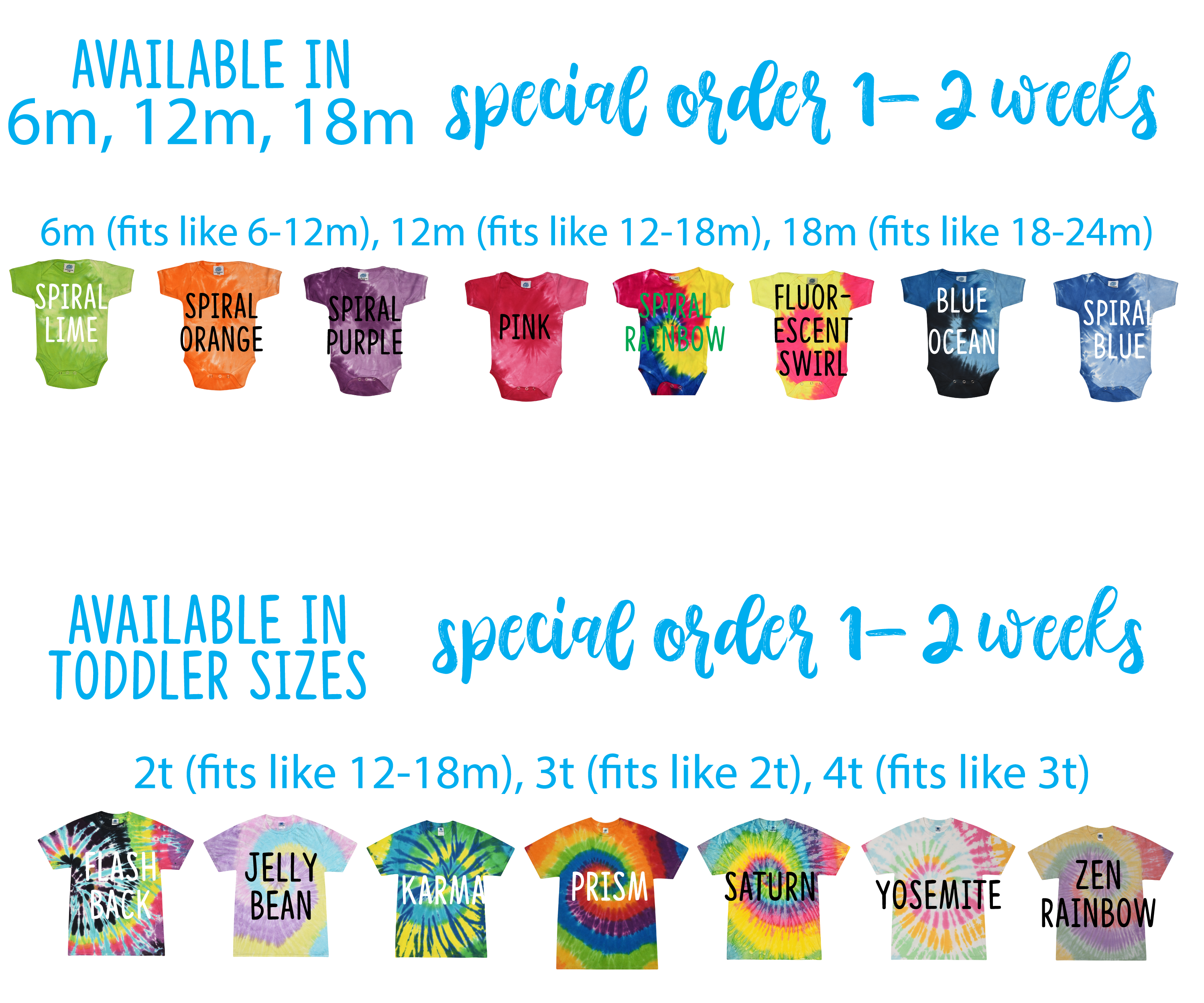 Custom Tie Dye Shirt Special Order Tie Dye