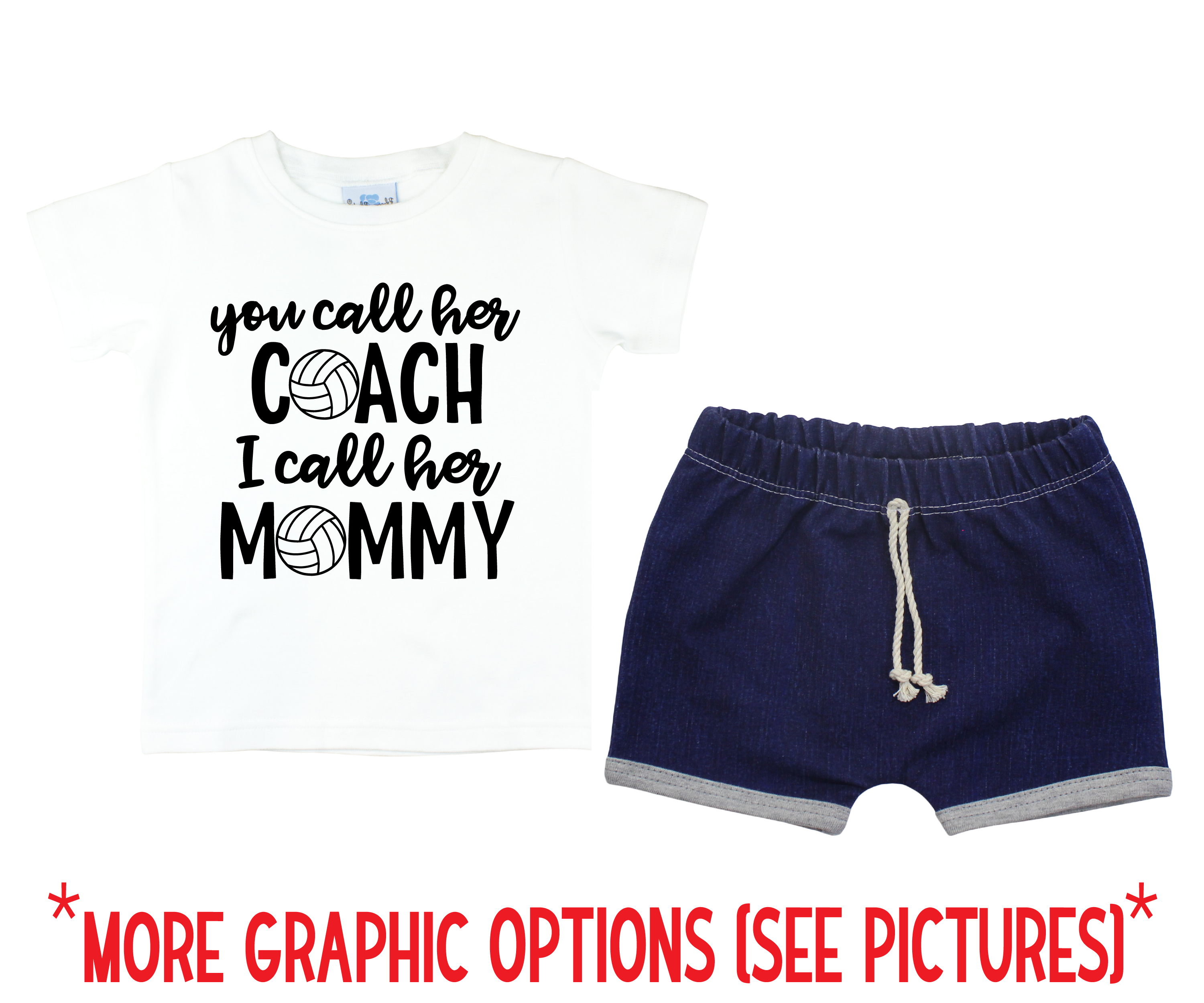 Unisex Gray Volleyball Denim Short Outfit