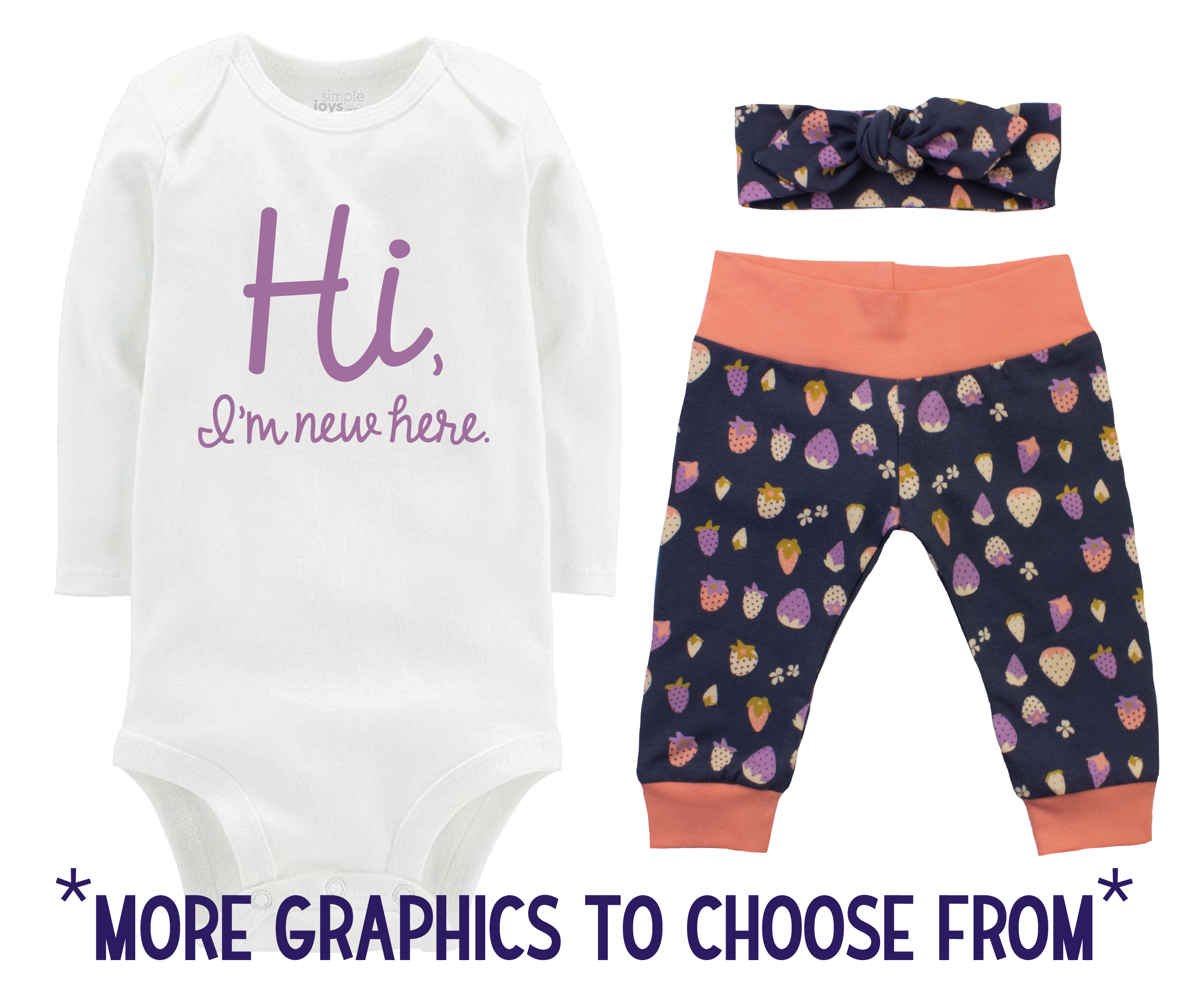 Strawberry Baby Girl Outfit