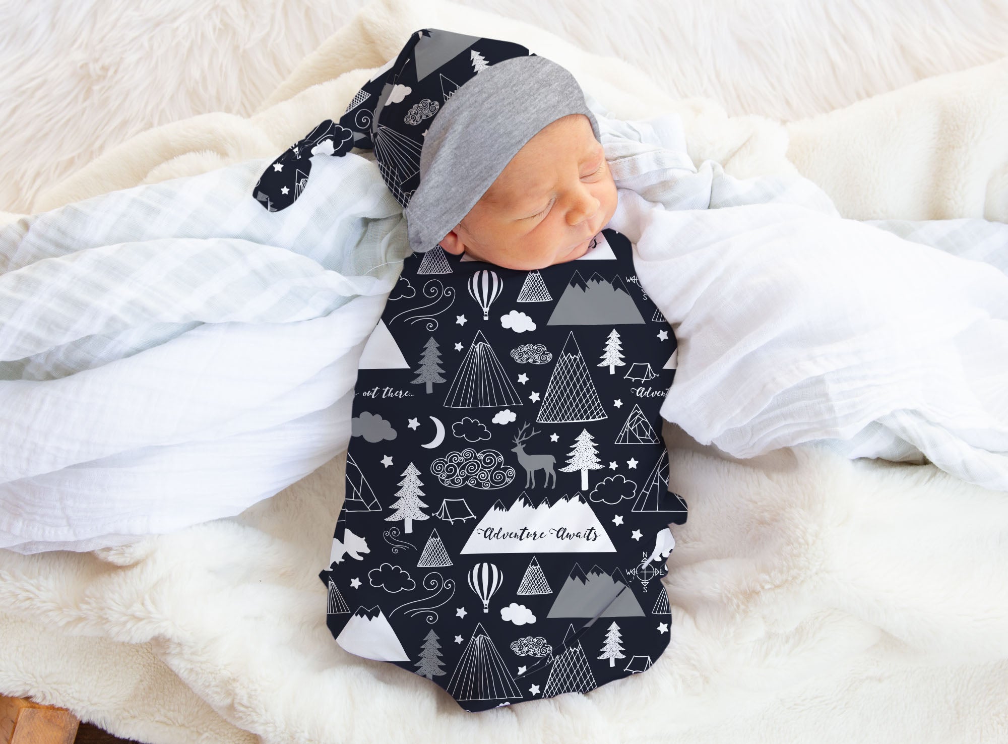 Navy Adventure Awaits Baby Outfit