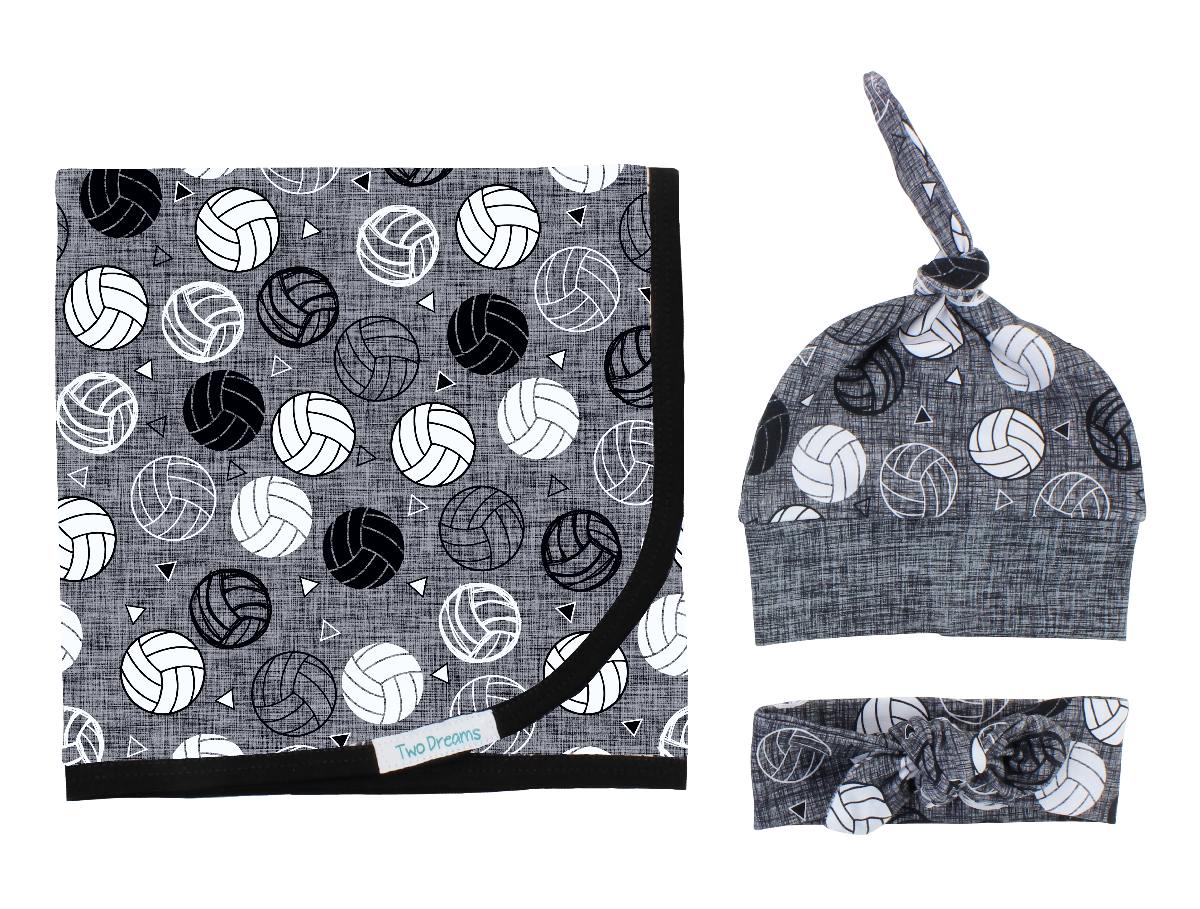 Gray Volleyball Baby Outfit