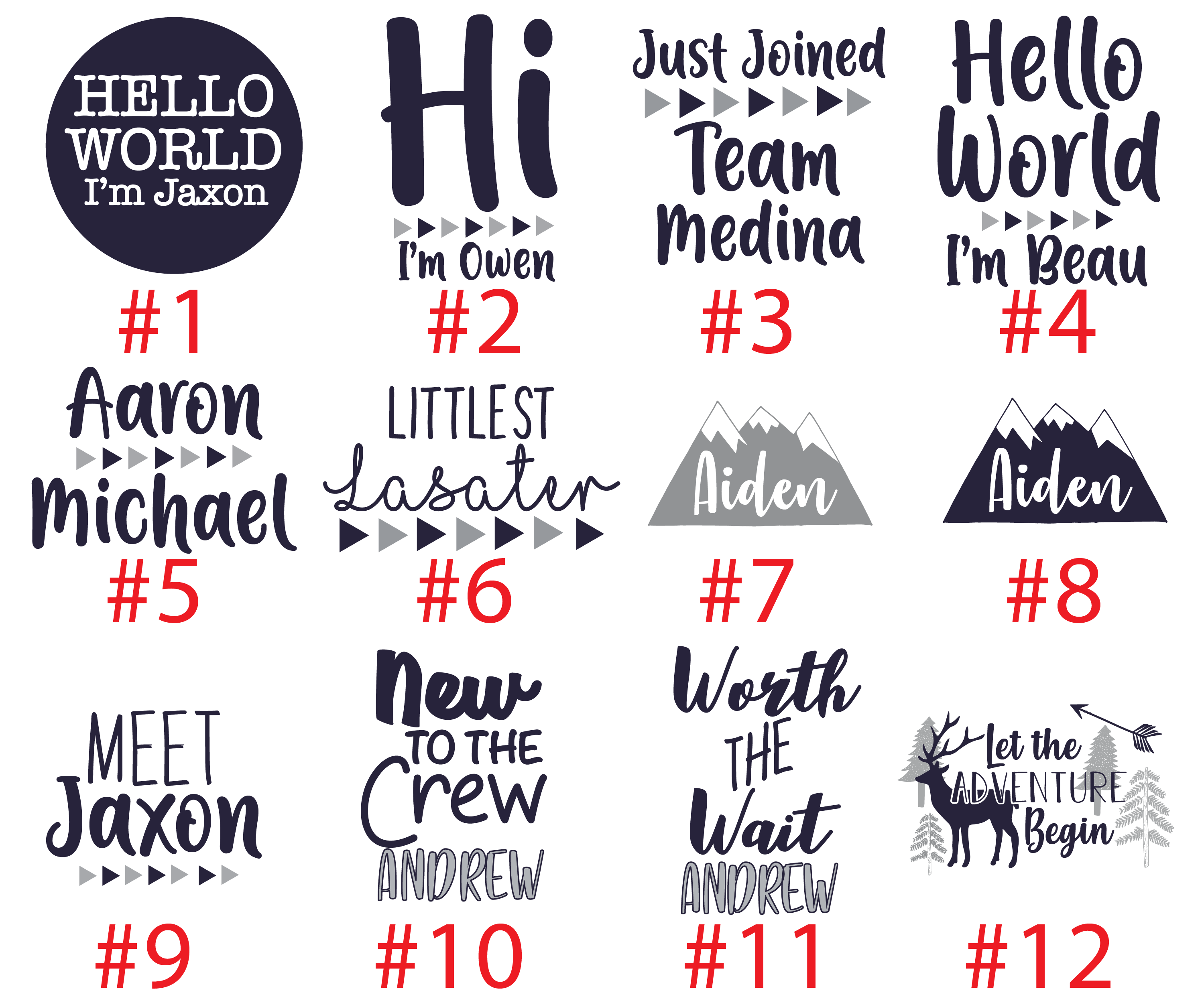 Navy Adventure Awaits Baby Outfit