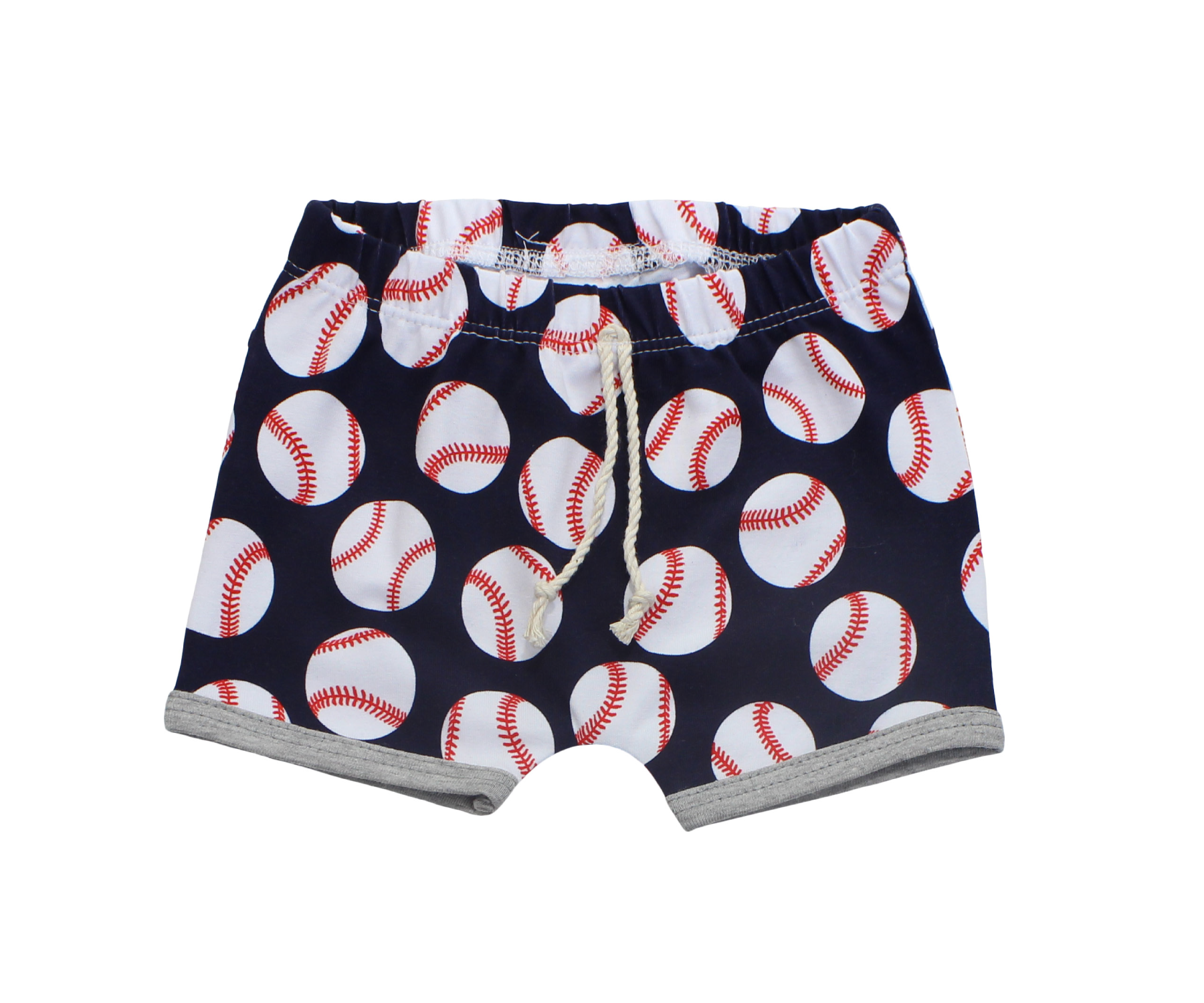 Baby Boy Navy Baseball Short Outfit