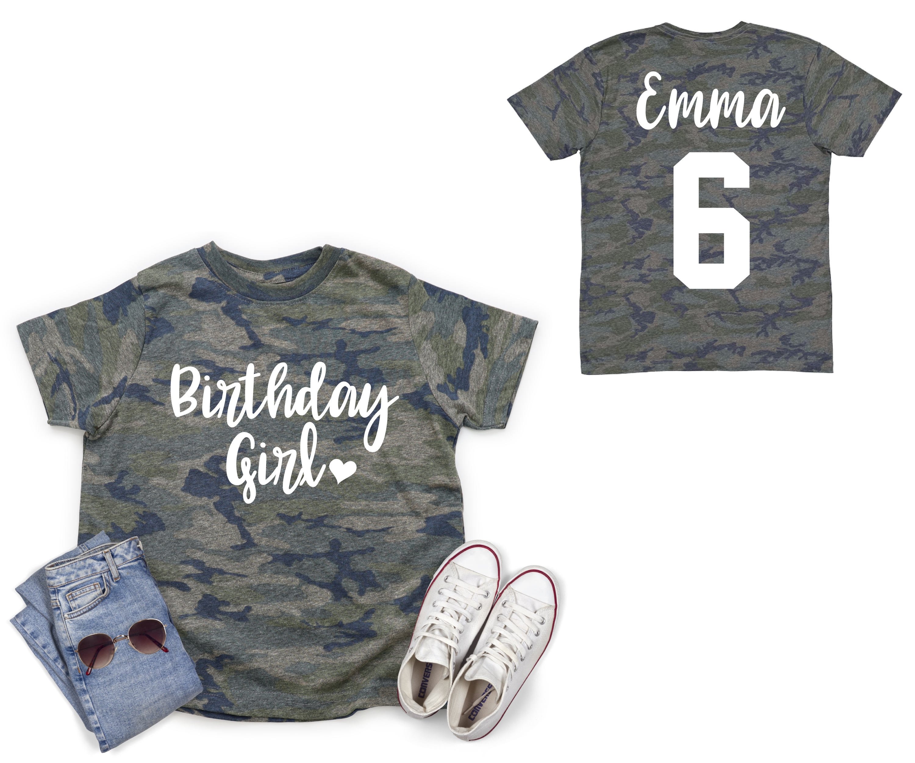 Personalized Birthday Girl Shirt