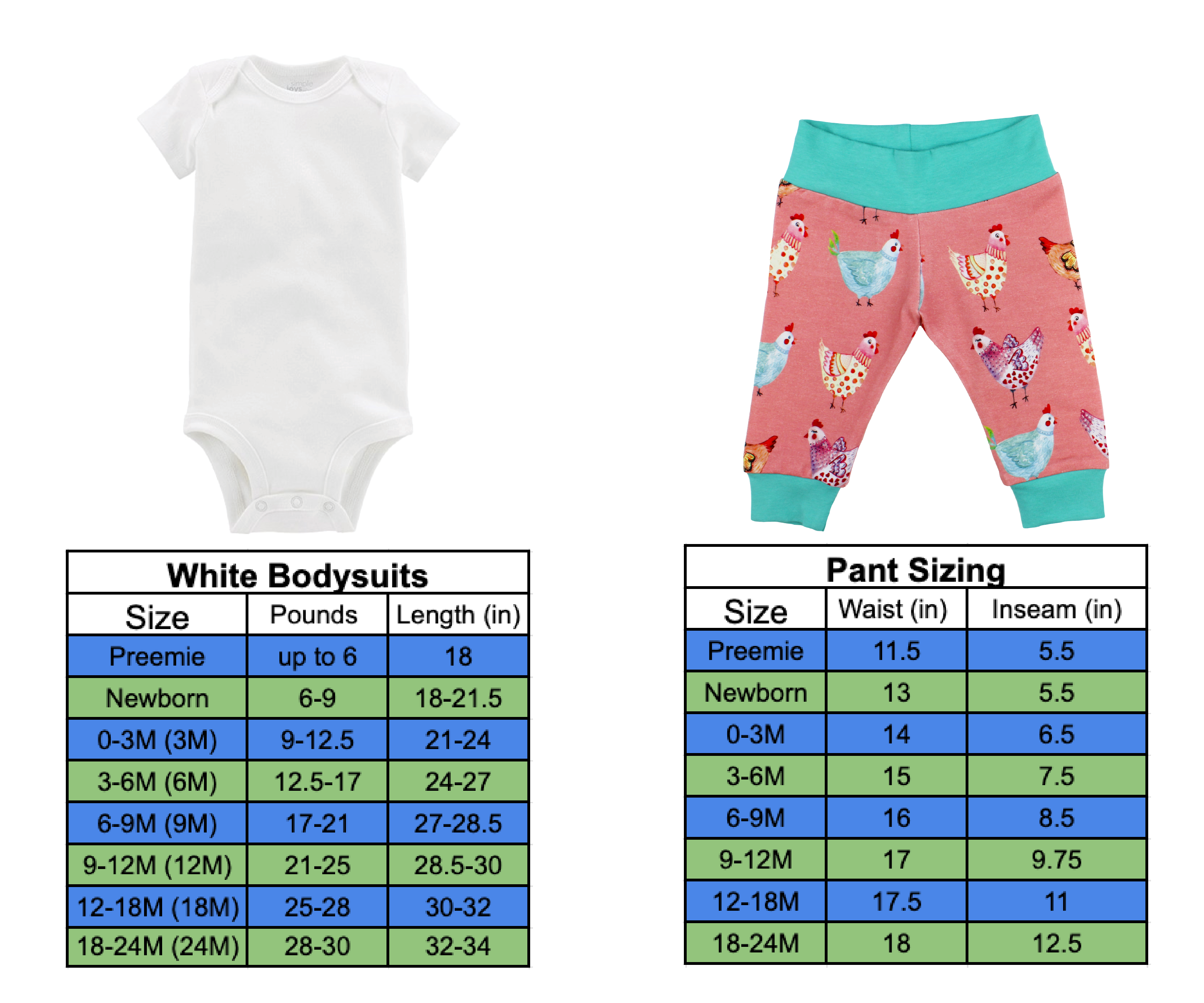 Coral Chicken Baby Girl Outfit