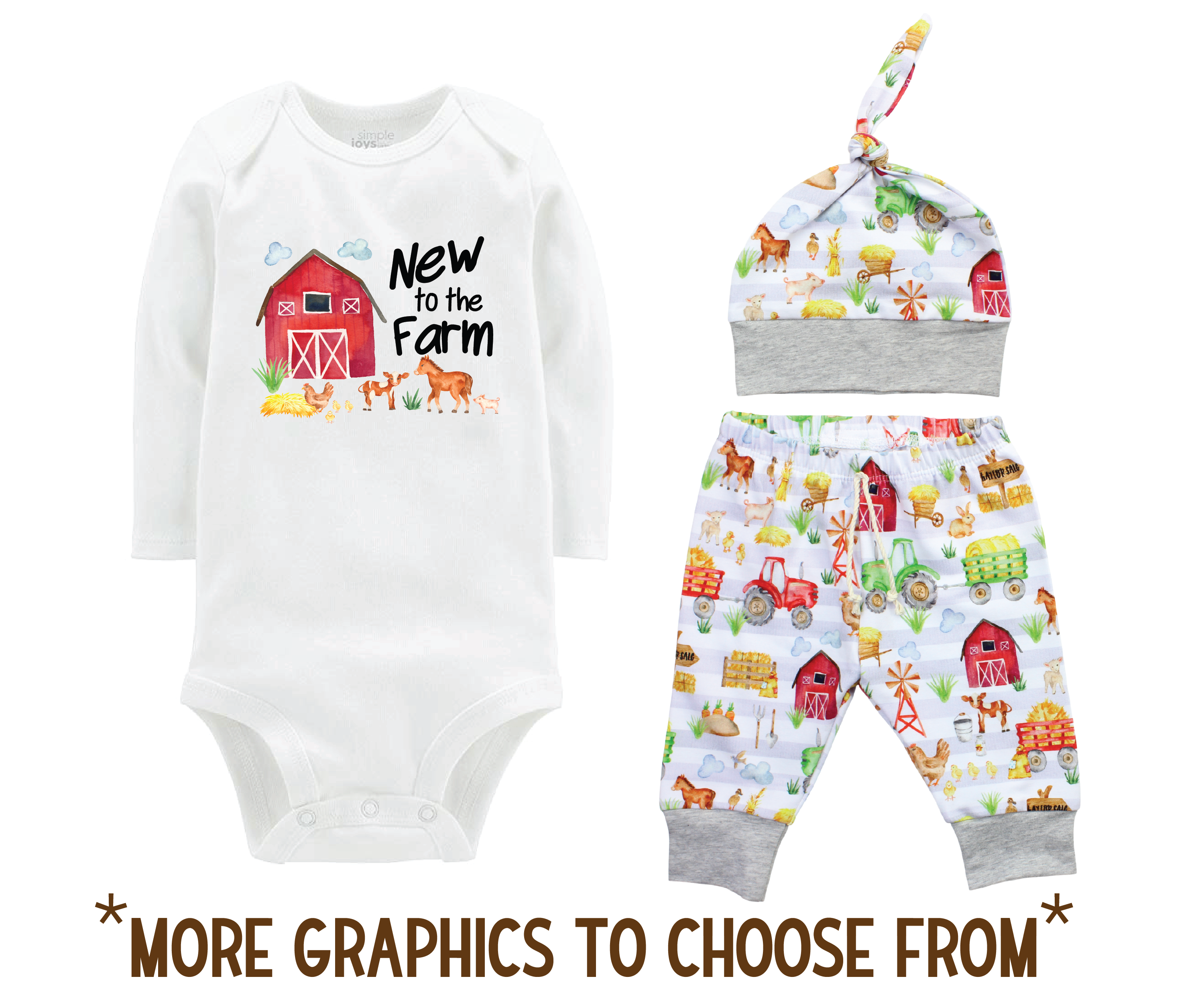 Farm Baby Boy Outfit