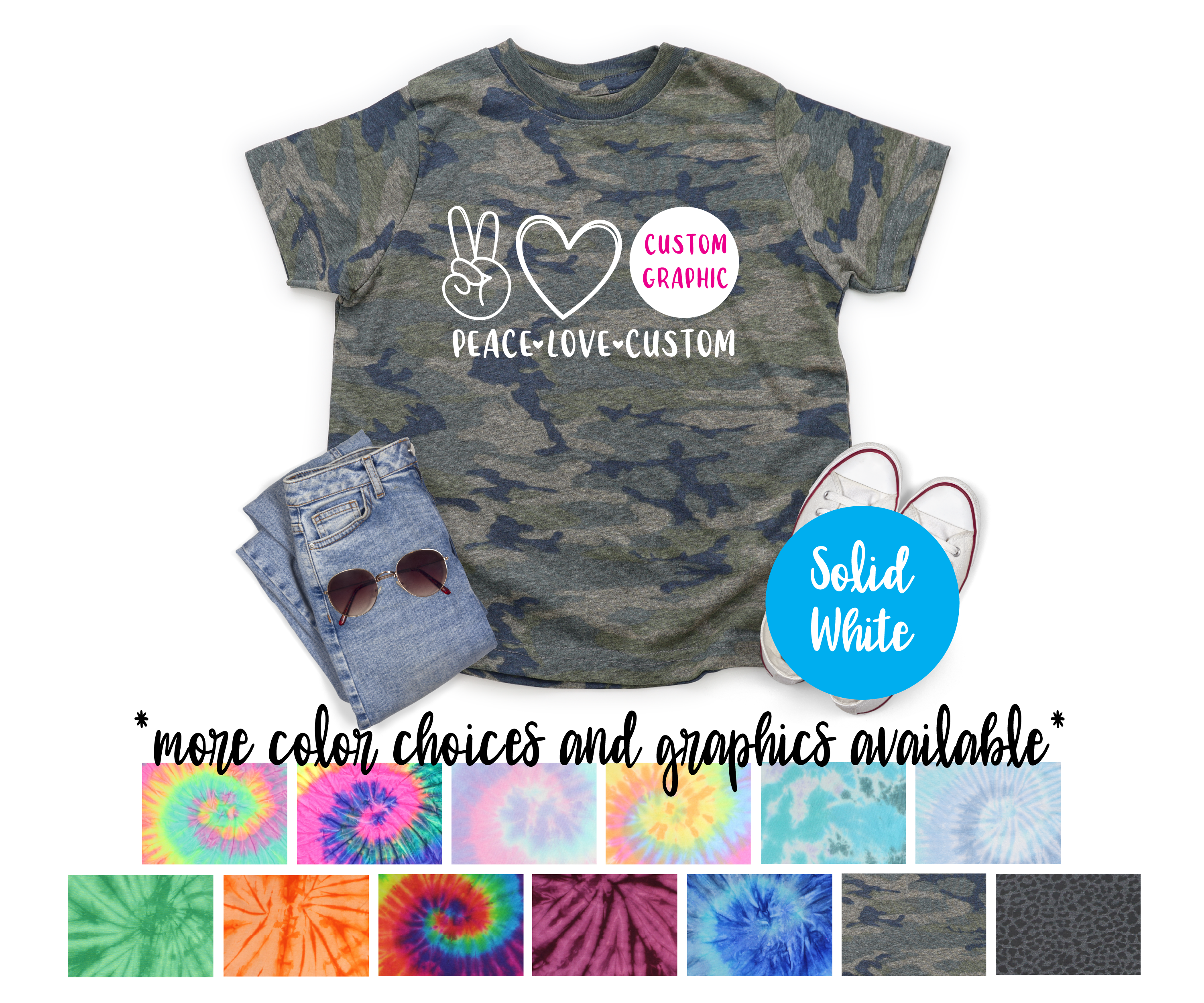 Custom Peace Love Shirt