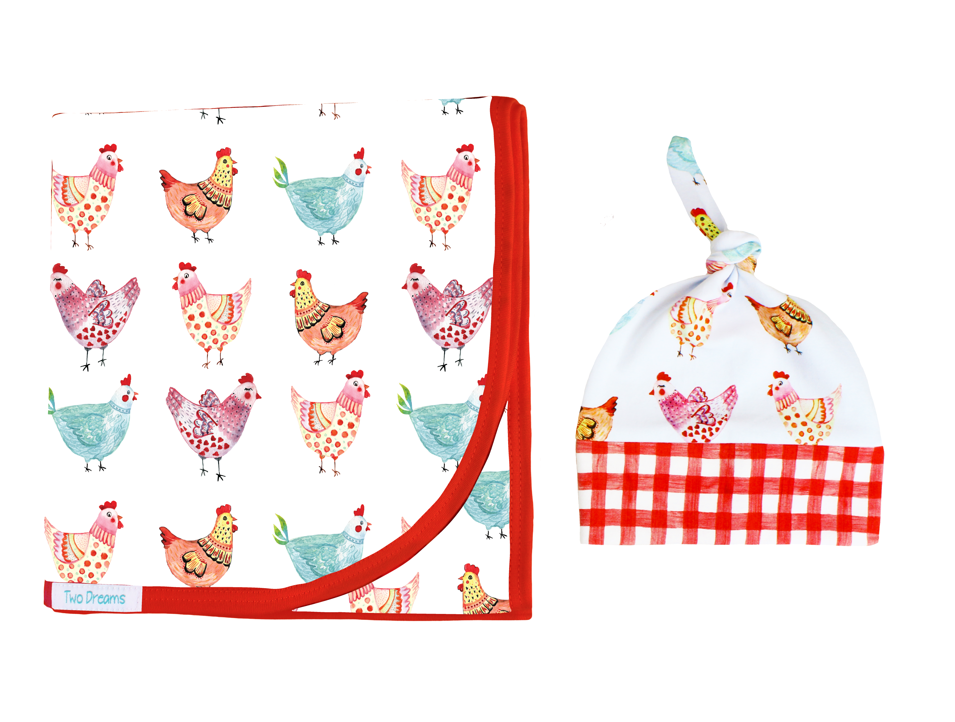 White Chicken Baby Girl Outfit