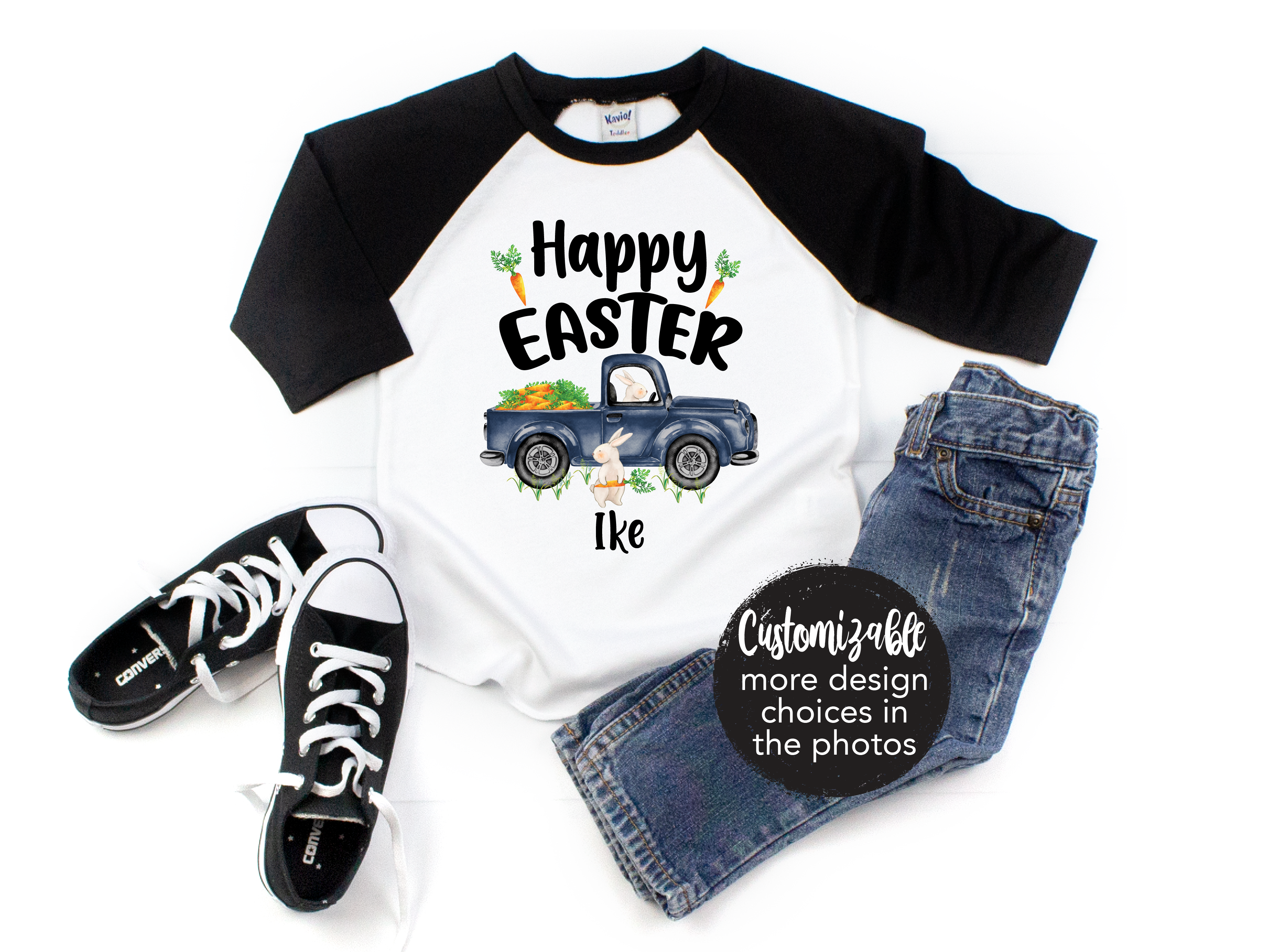 Easter Tractor Shirt MANY DESIGNS AVAILABLE