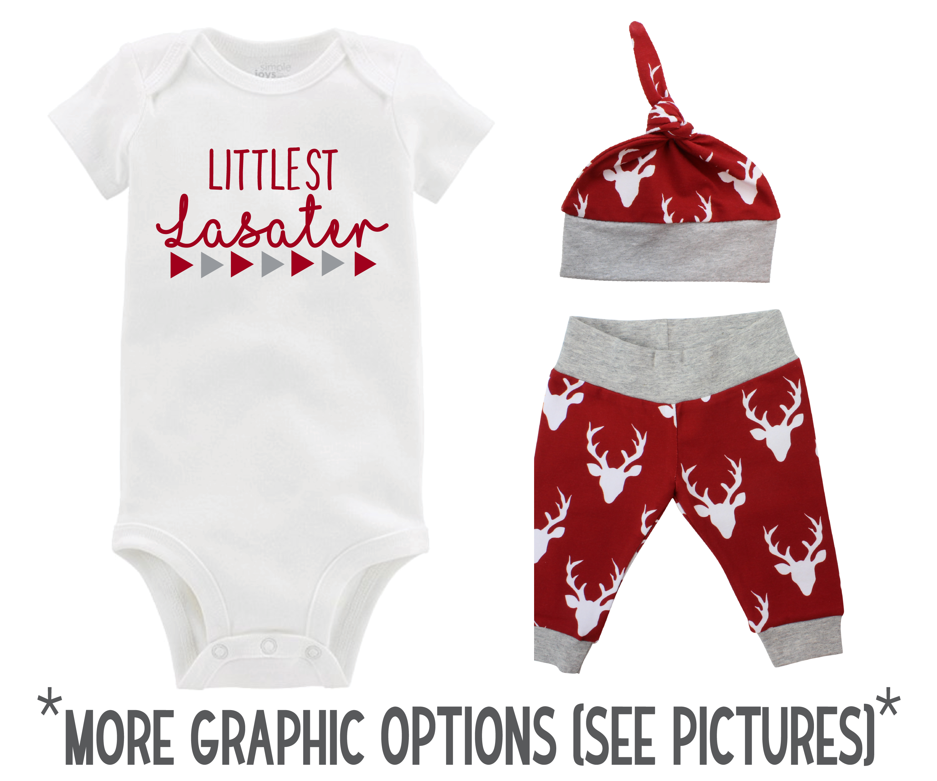 Red Deer Baby Boy Outfit