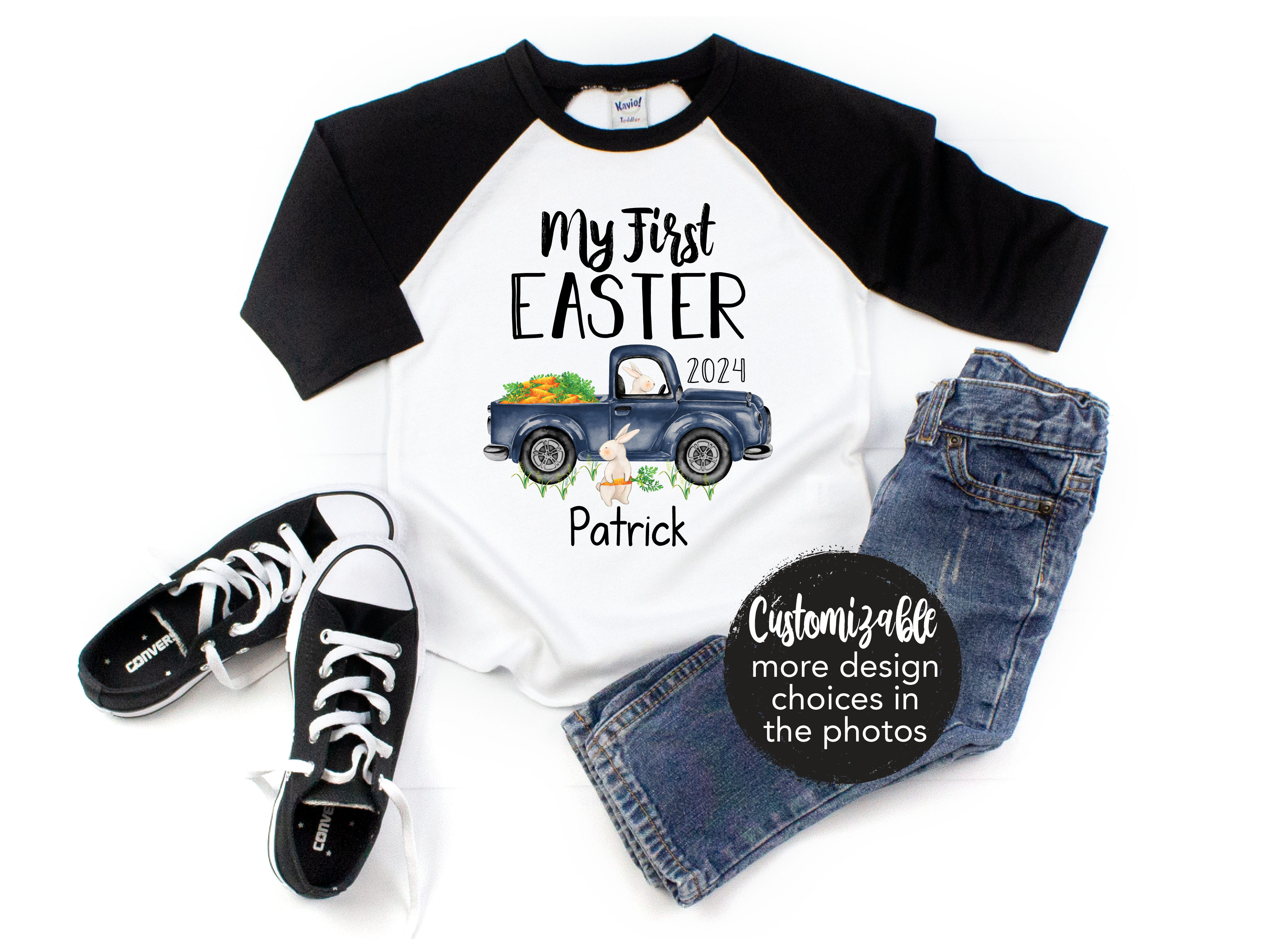 Easter Tractor Shirt MANY DESIGNS AVAILABLE