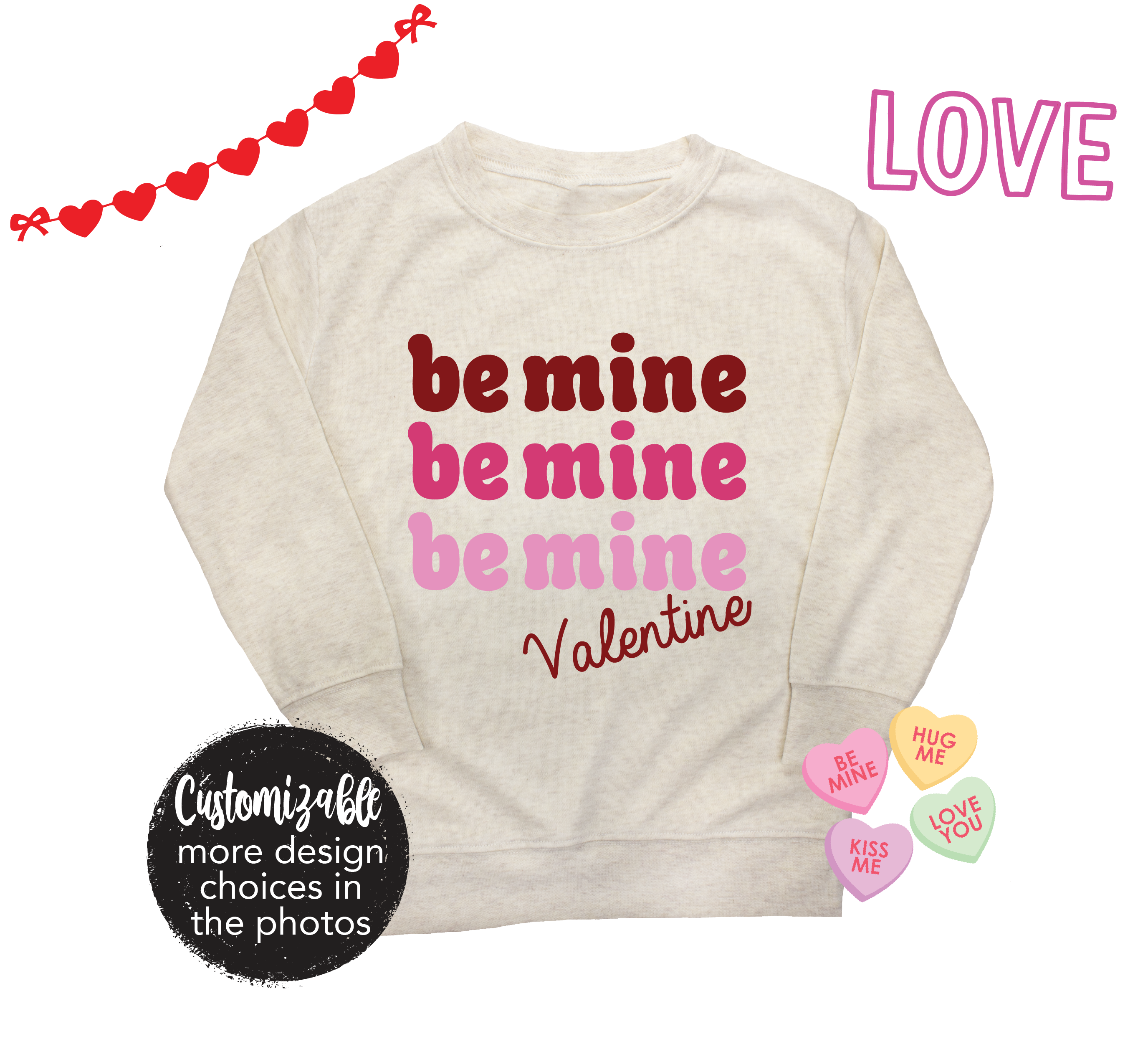 Be Mine Valentine's Day Shirt Infant Toddler Youth