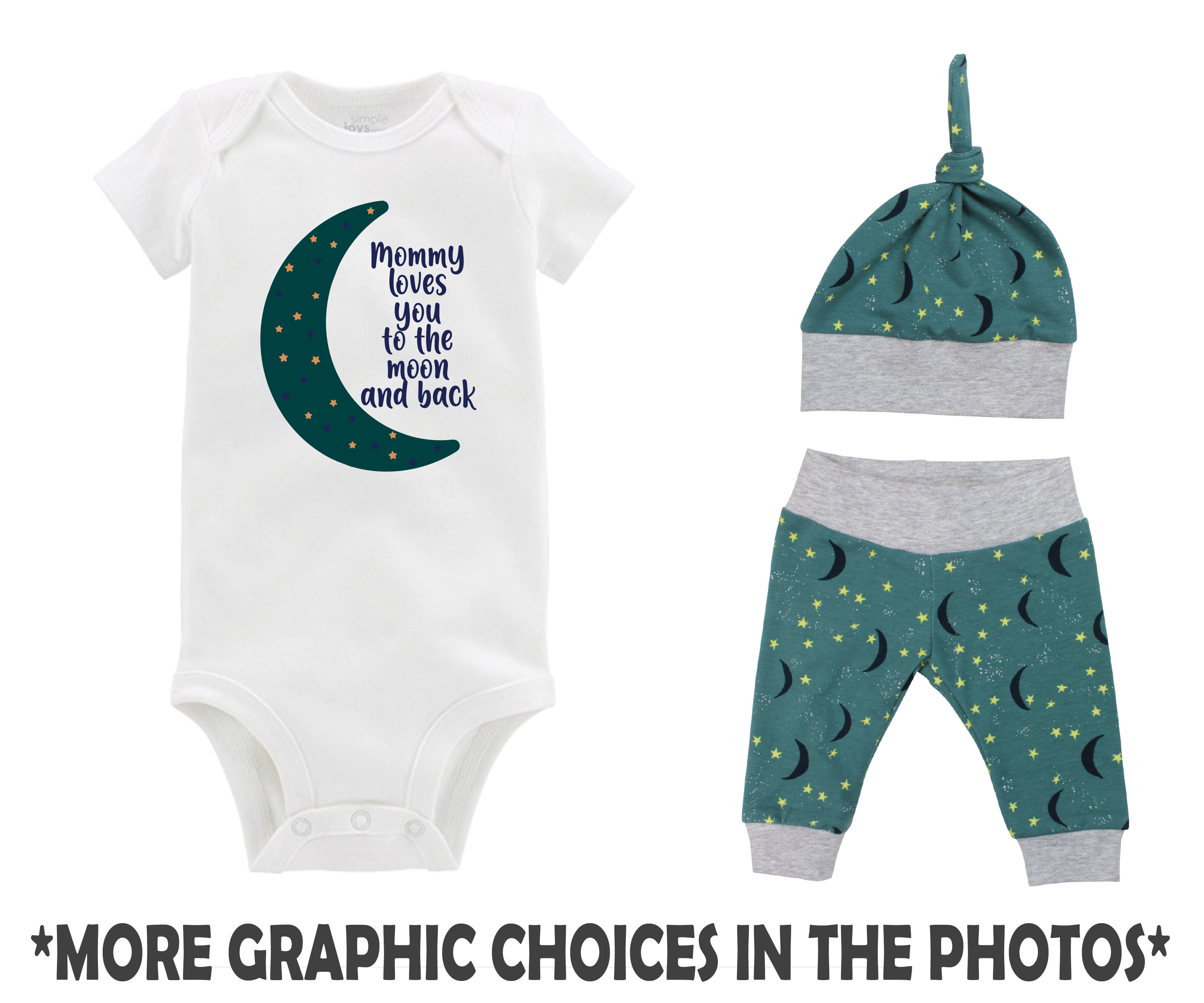 Boy Moons Baby Outfit