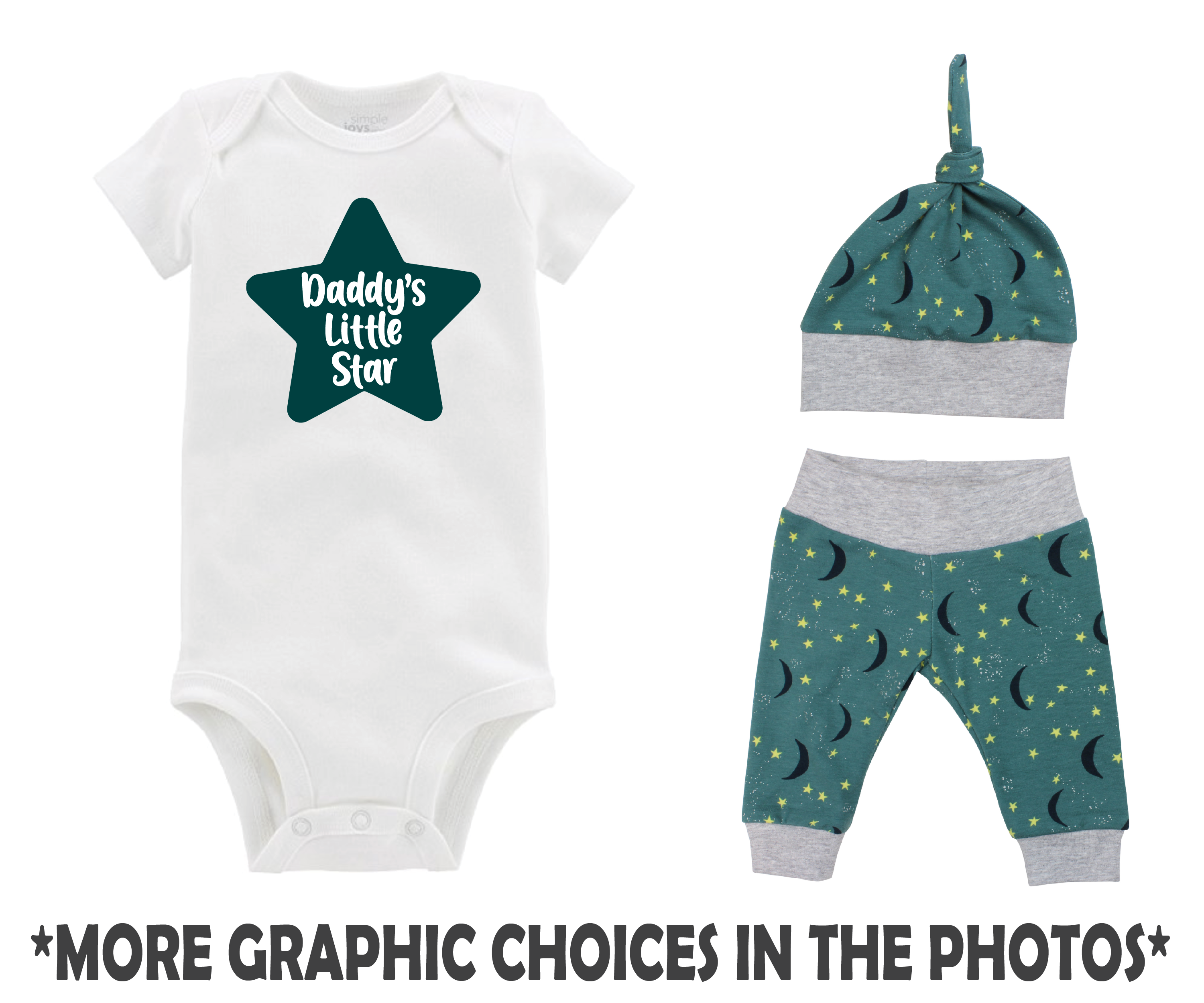 Boy Moons Baby Outfit
