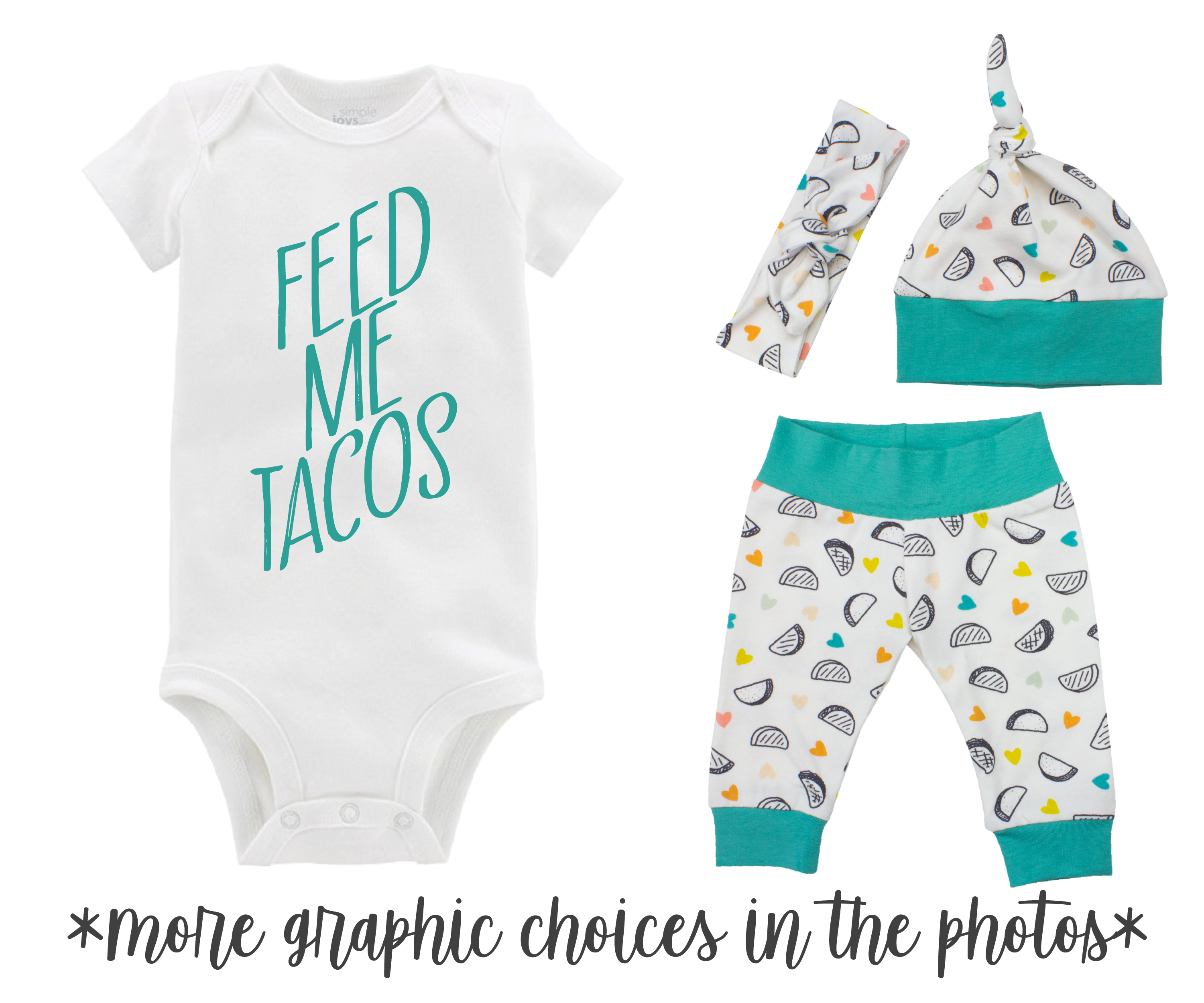 Taco Girl Baby Outfit