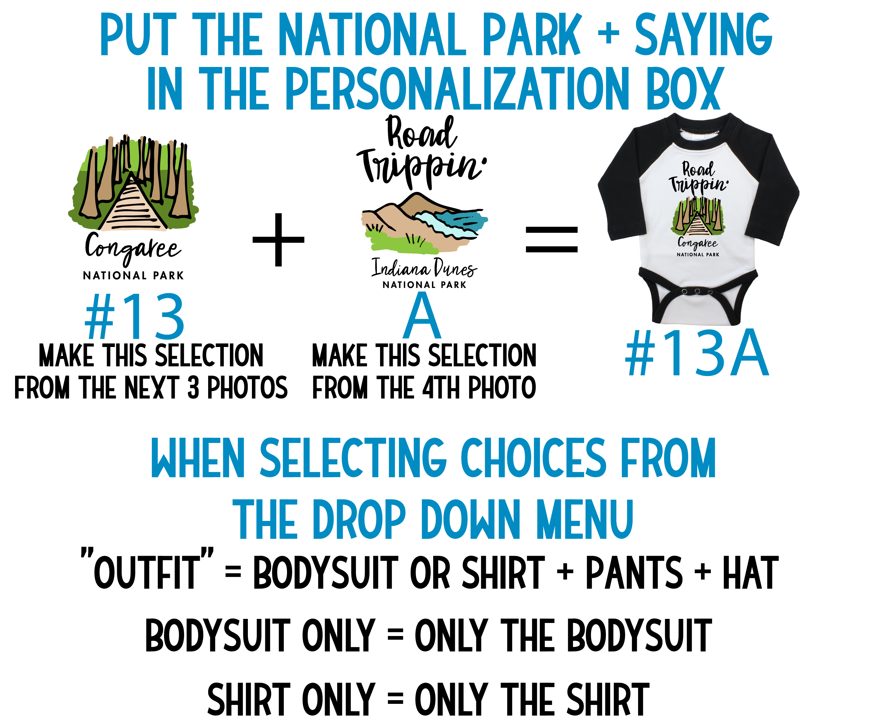 National Park Unisex Short Outfit