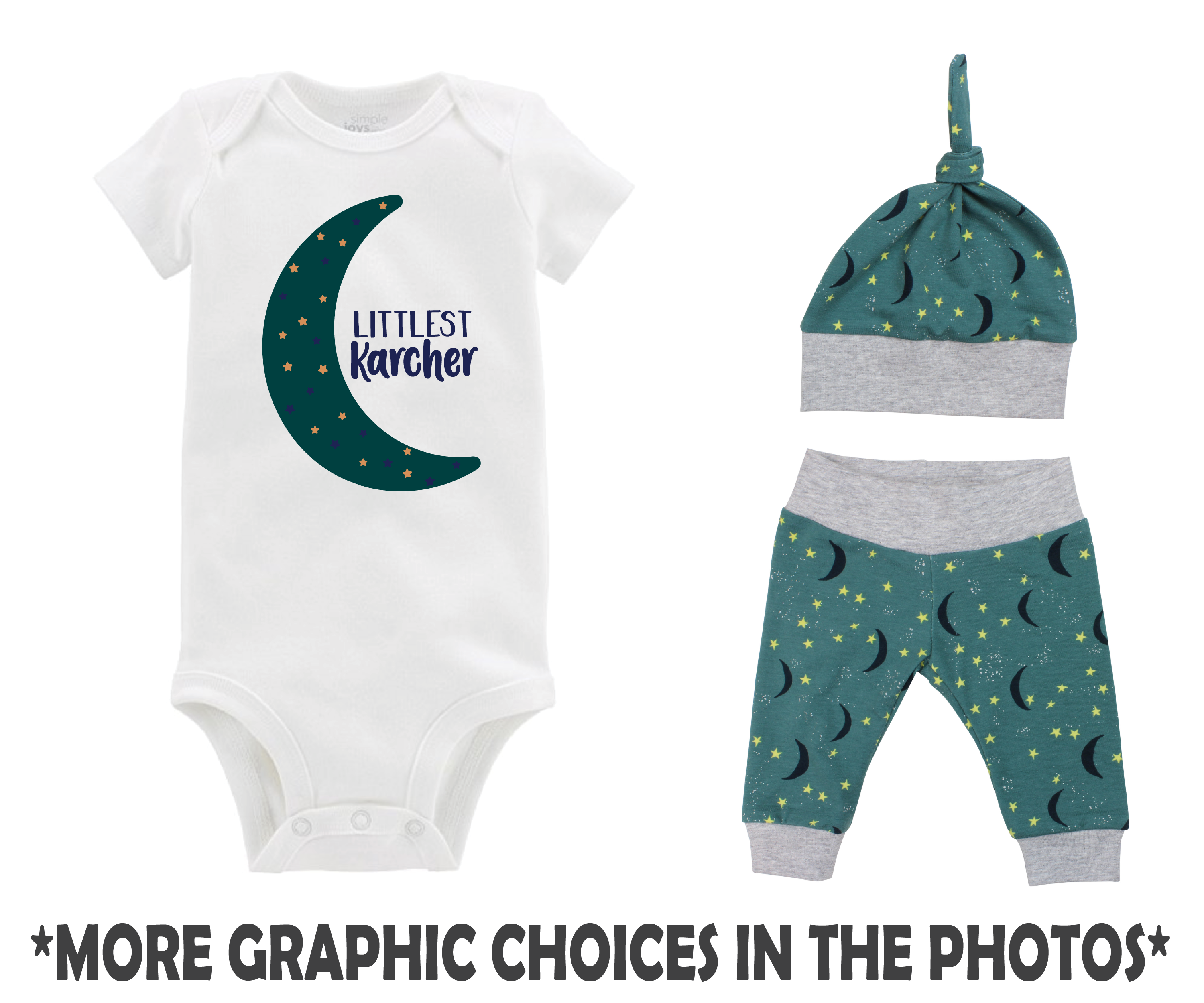 Boy Moons Baby Outfit