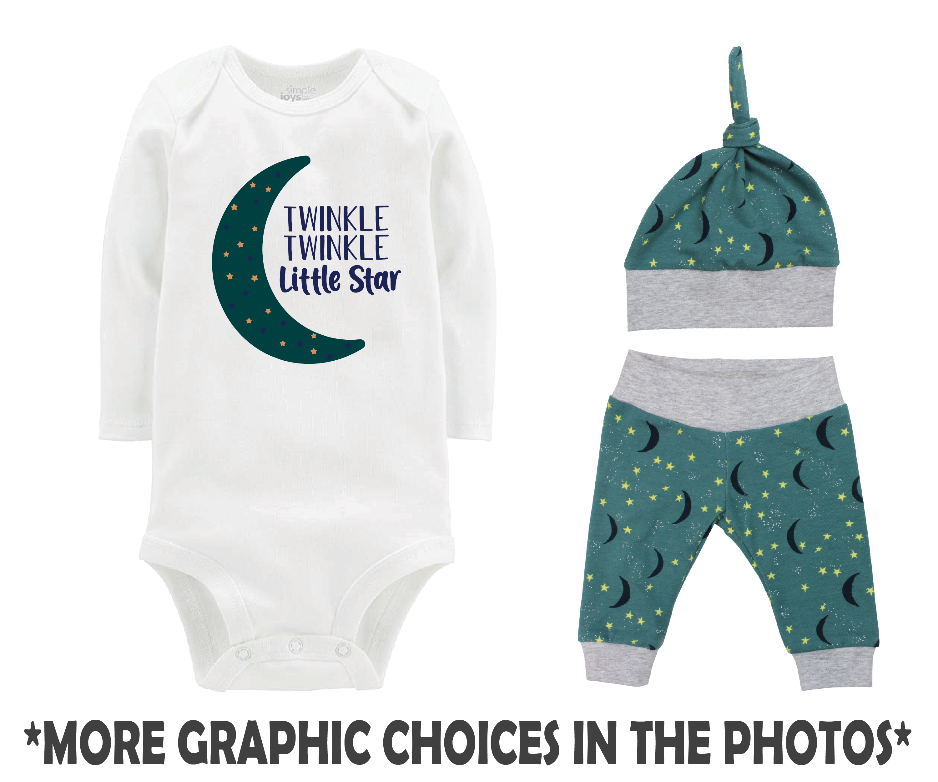 Boy Moons Baby Outfit