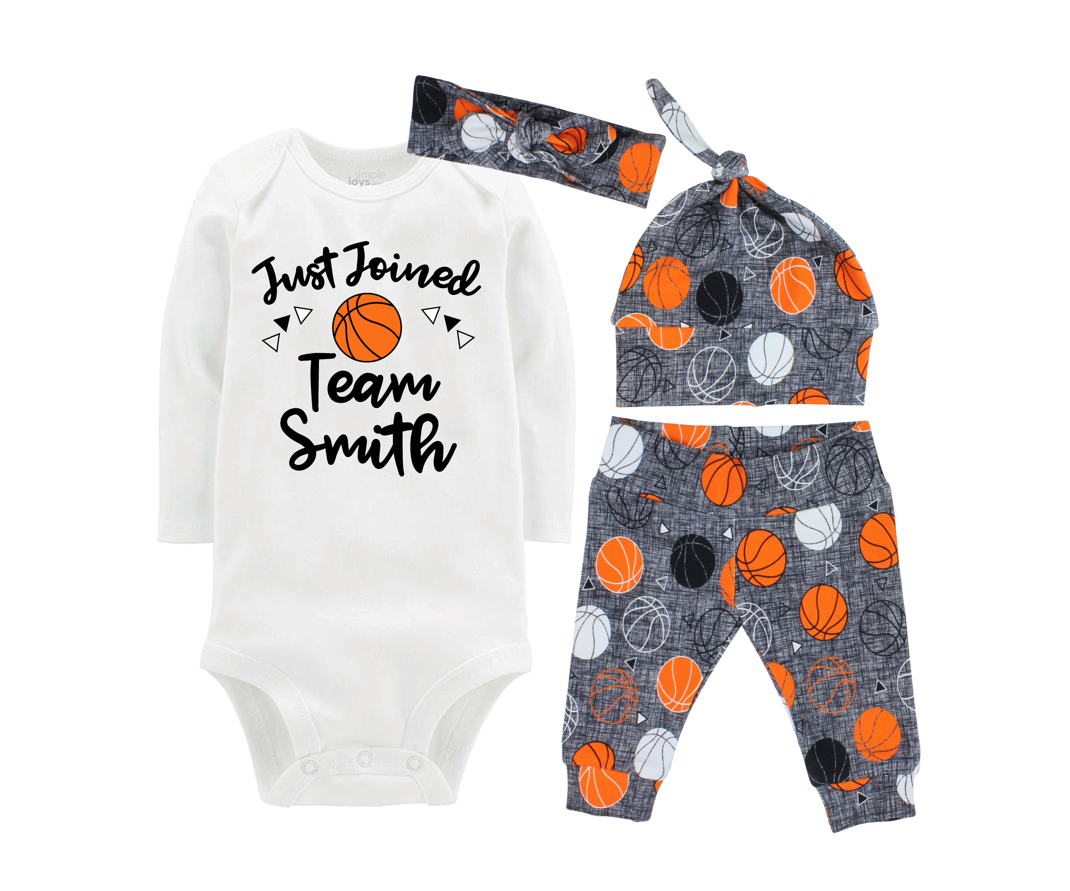 Unisex Basketball Baby Outfit