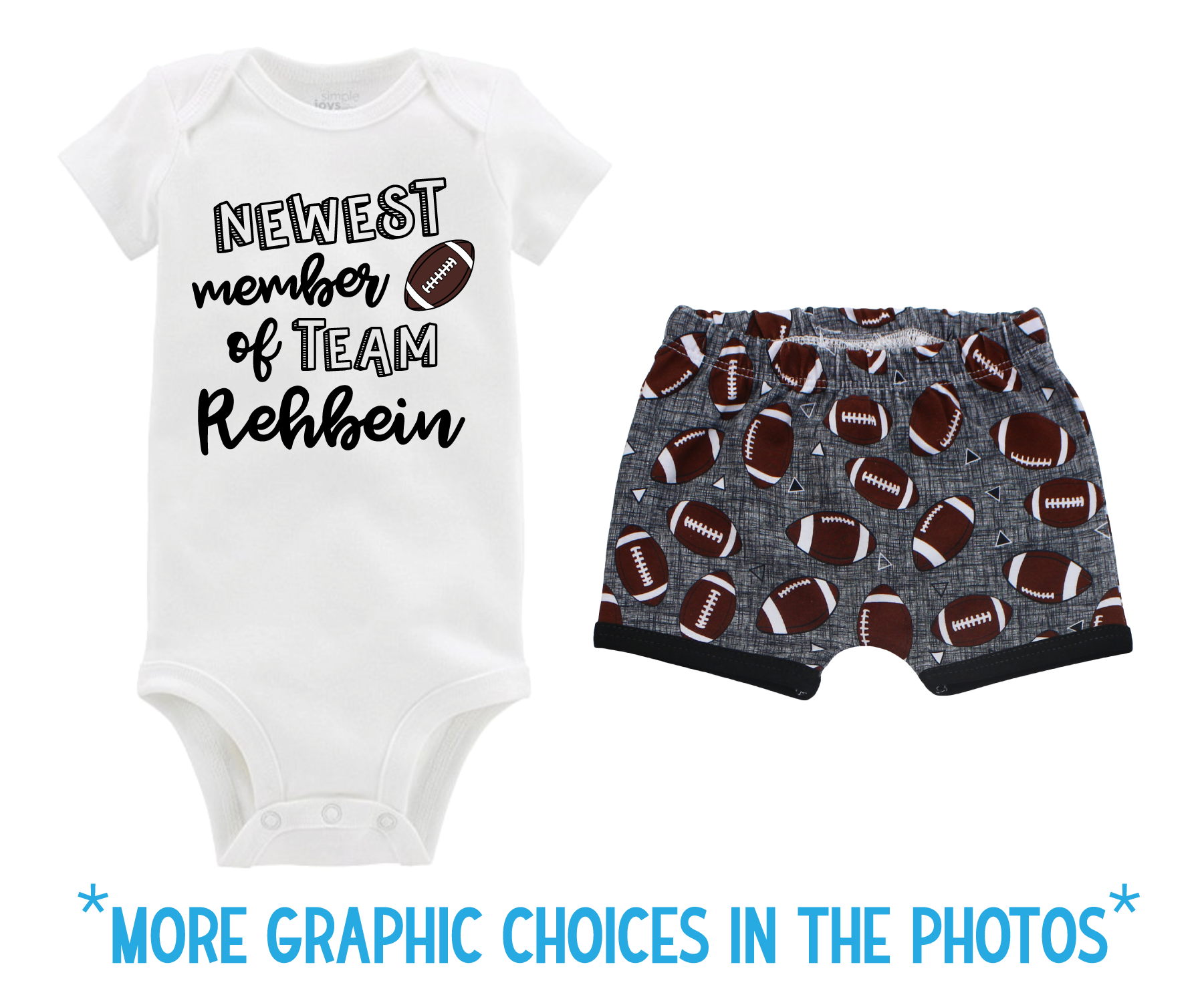 Baby Boy Football Short Outfit