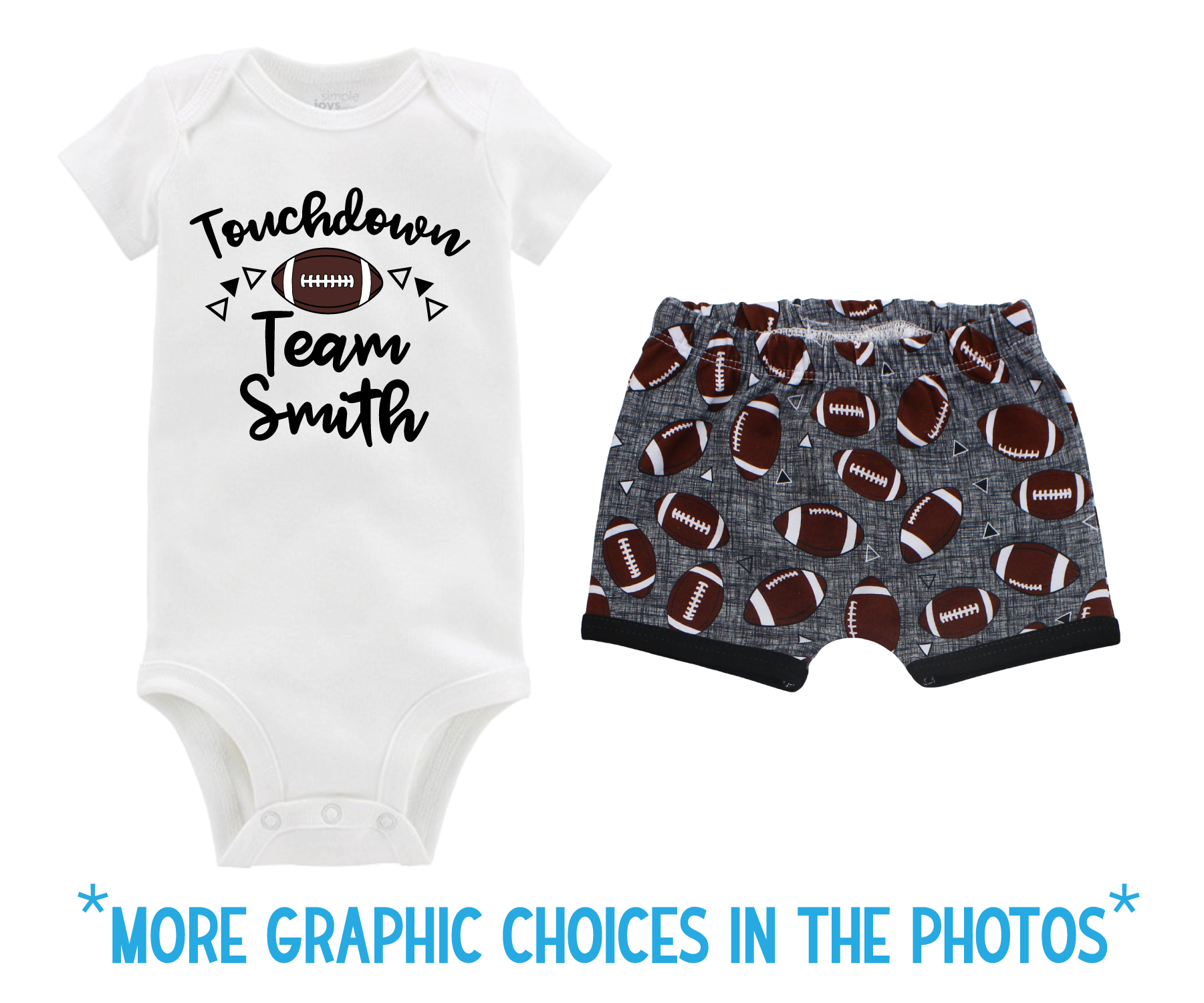 Baby Boy Football Short Outfit