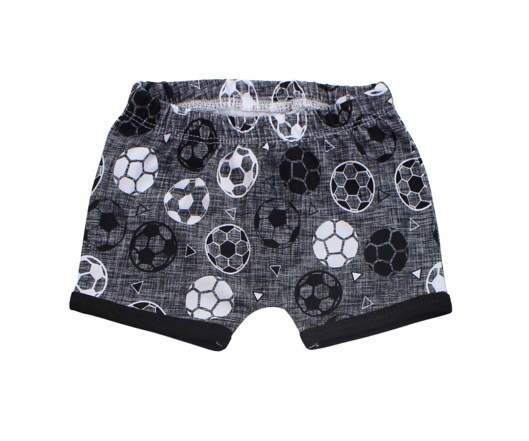 Boy Sports Themed Knit Shorts