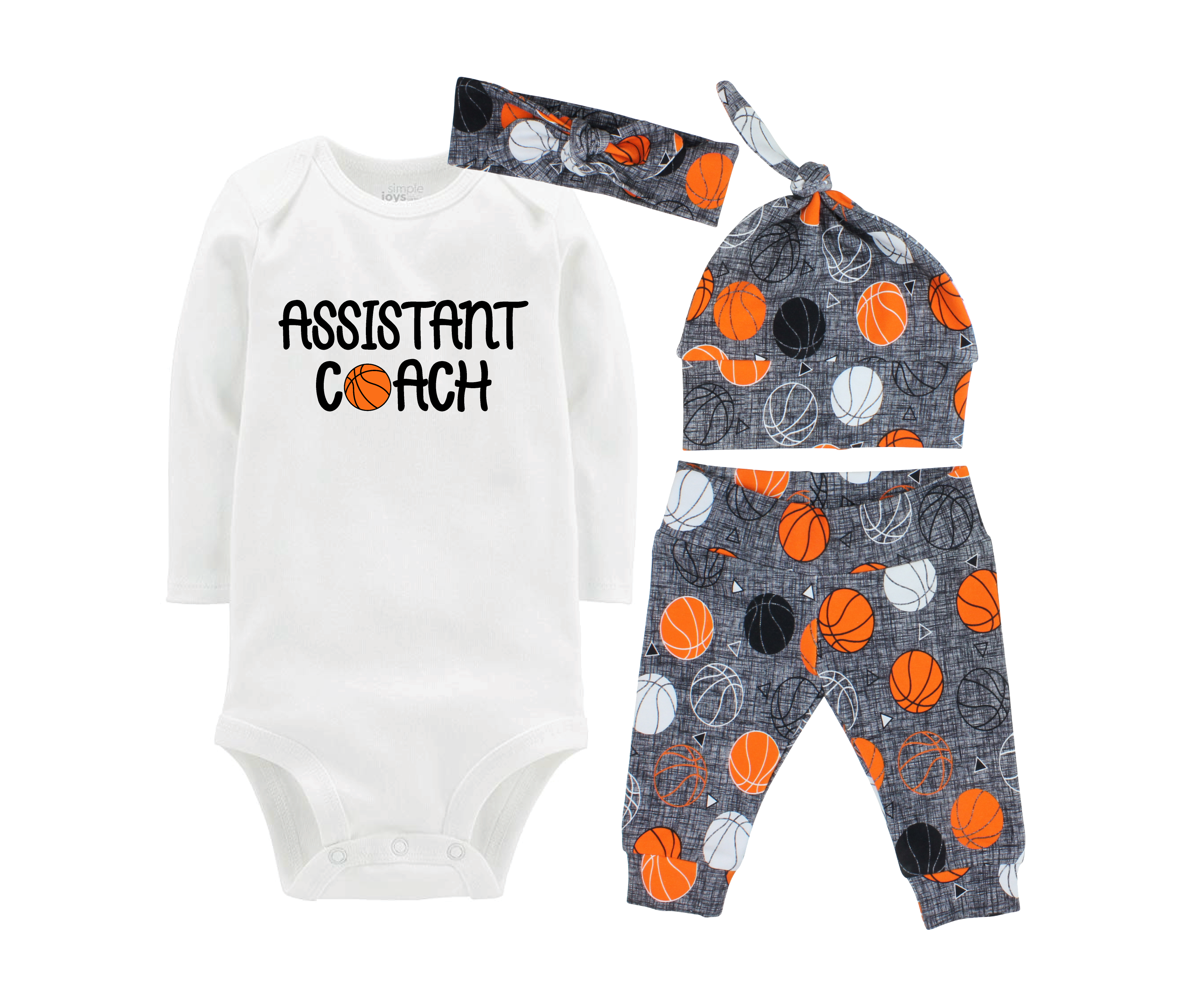 Unisex Basketball Baby Outfit