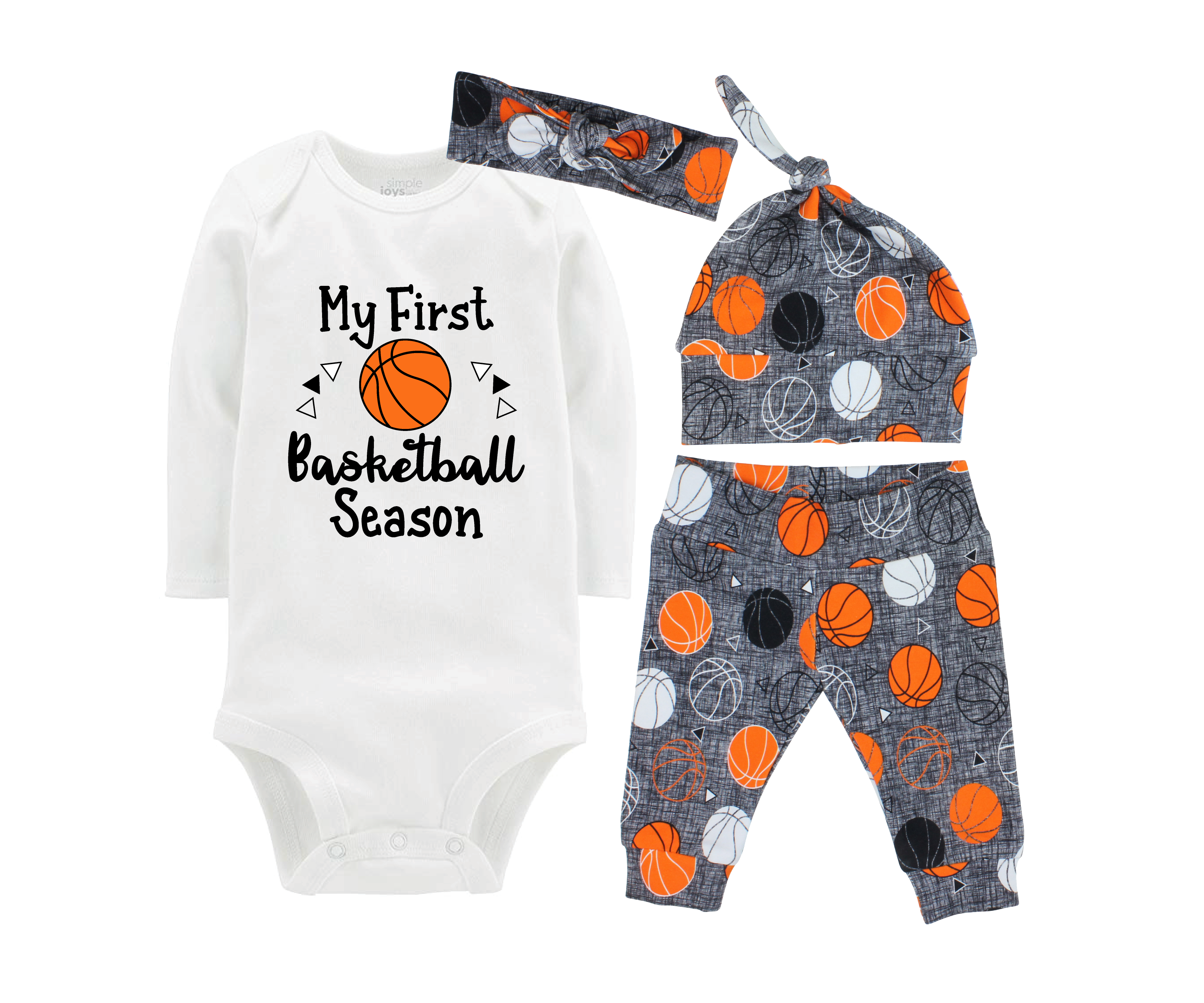 Unisex Basketball Baby Outfit